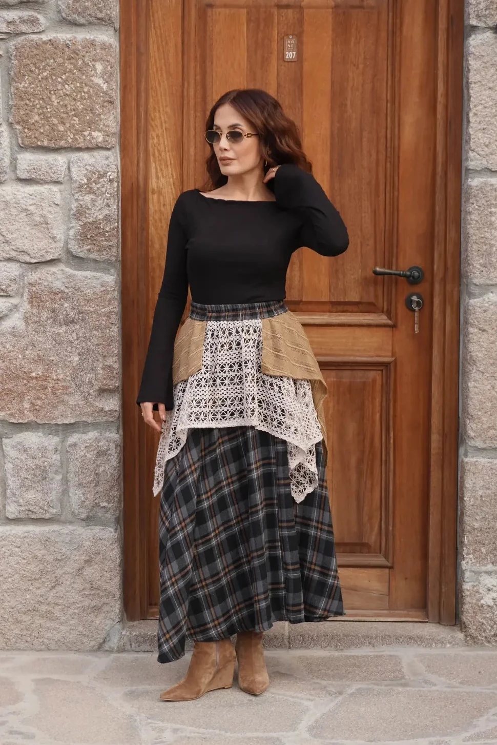 İthal Tasarım Kat Kat Etek 