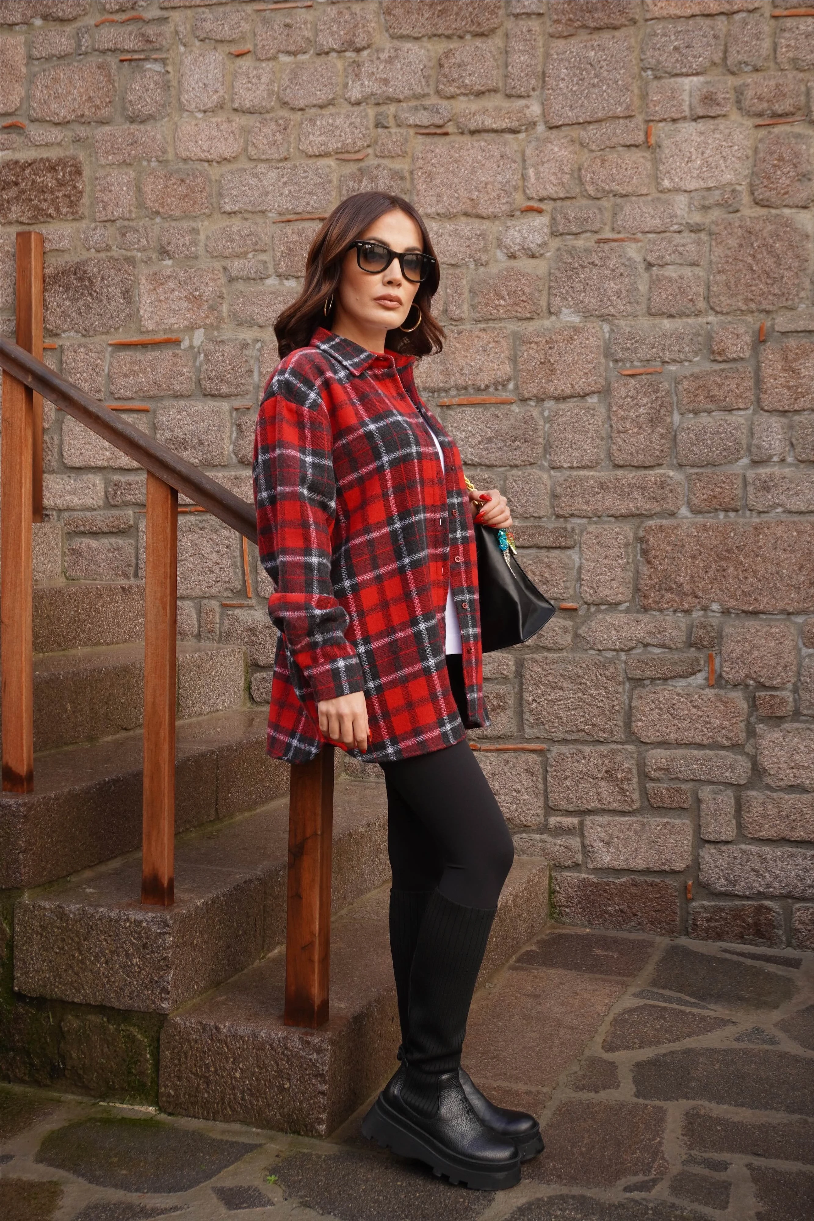 Kırmızı Siyah Oduncu Gömlek 