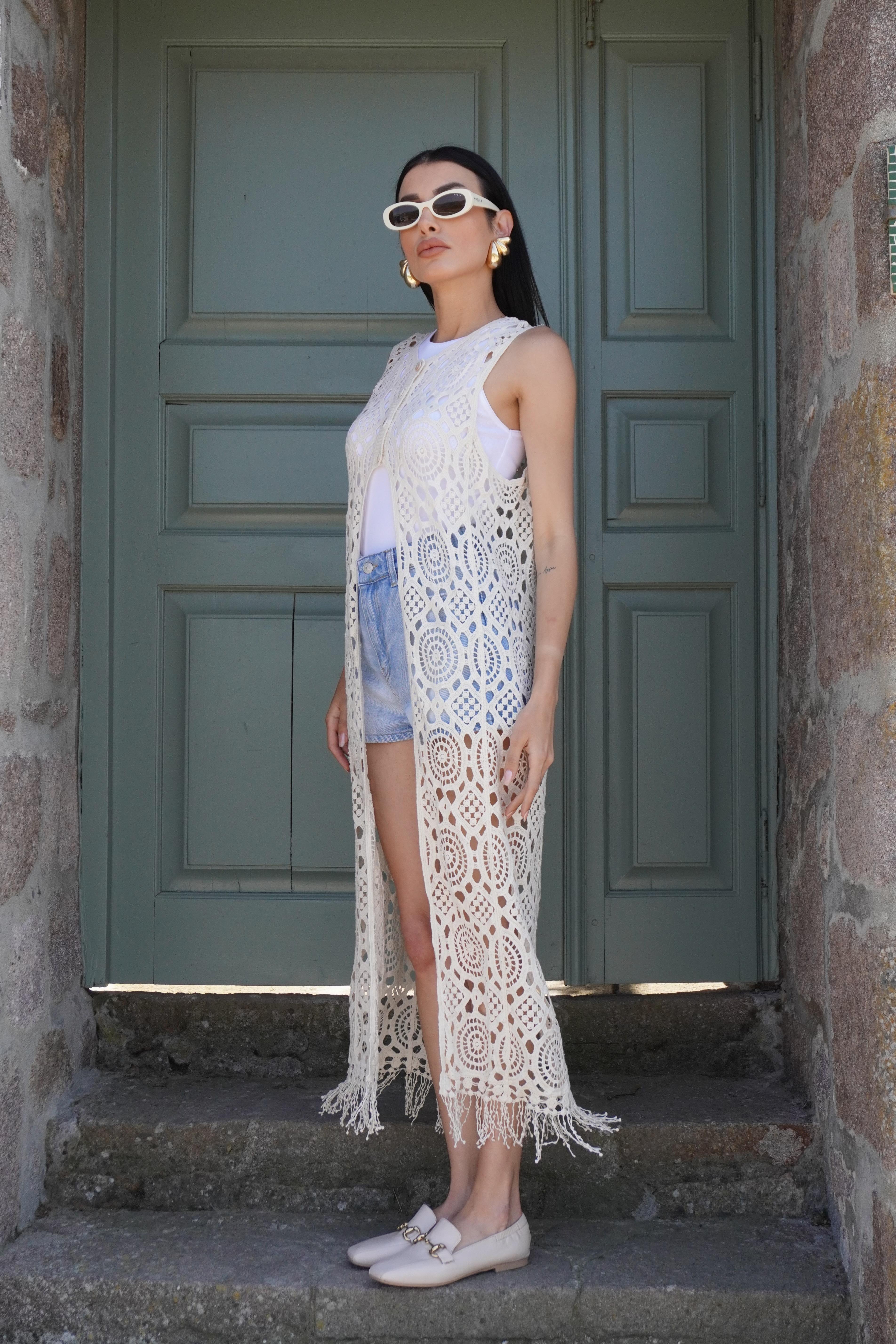 İthal Premium Örme Kimono