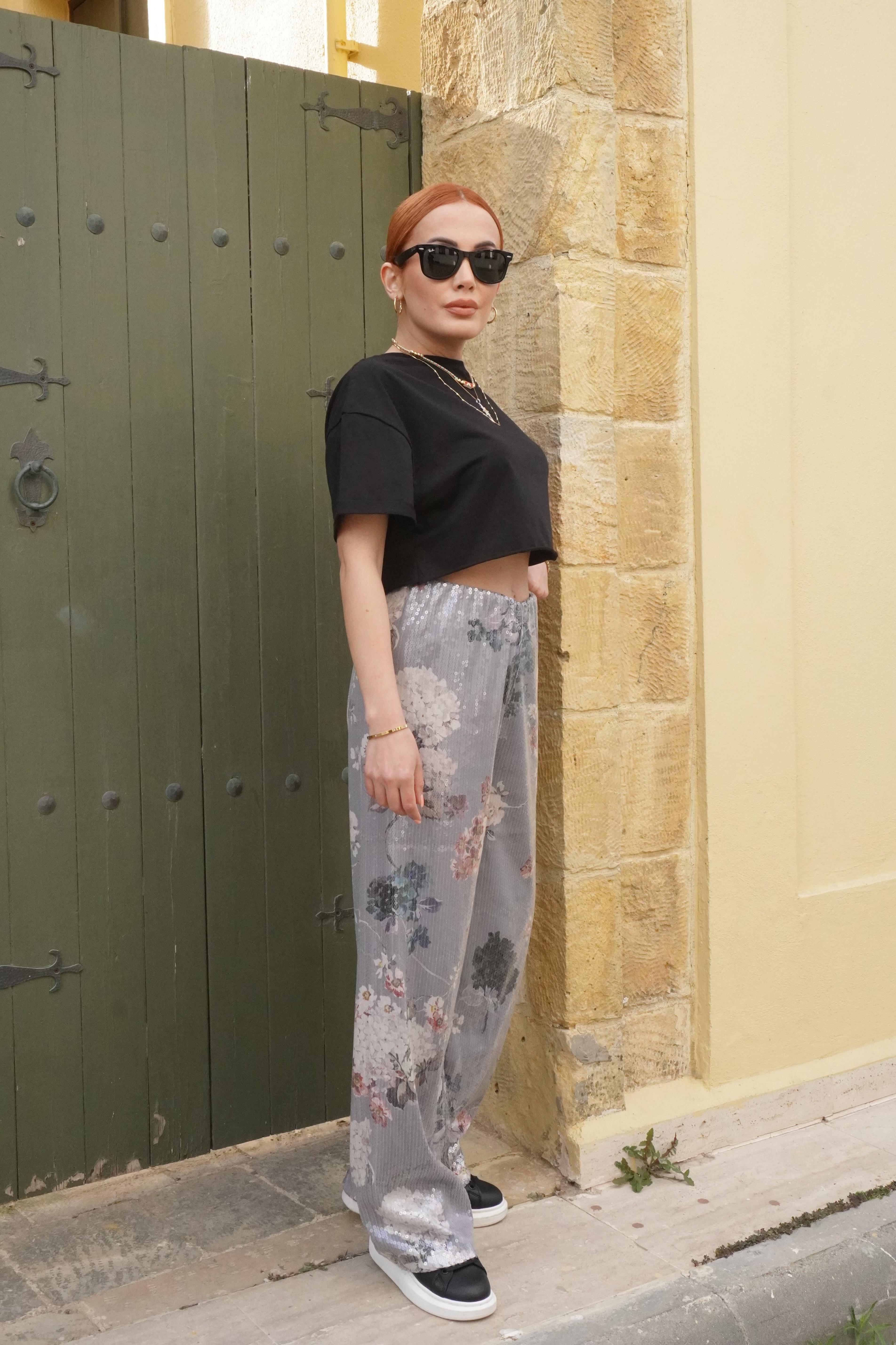Crop Basic Siyah T-shirt