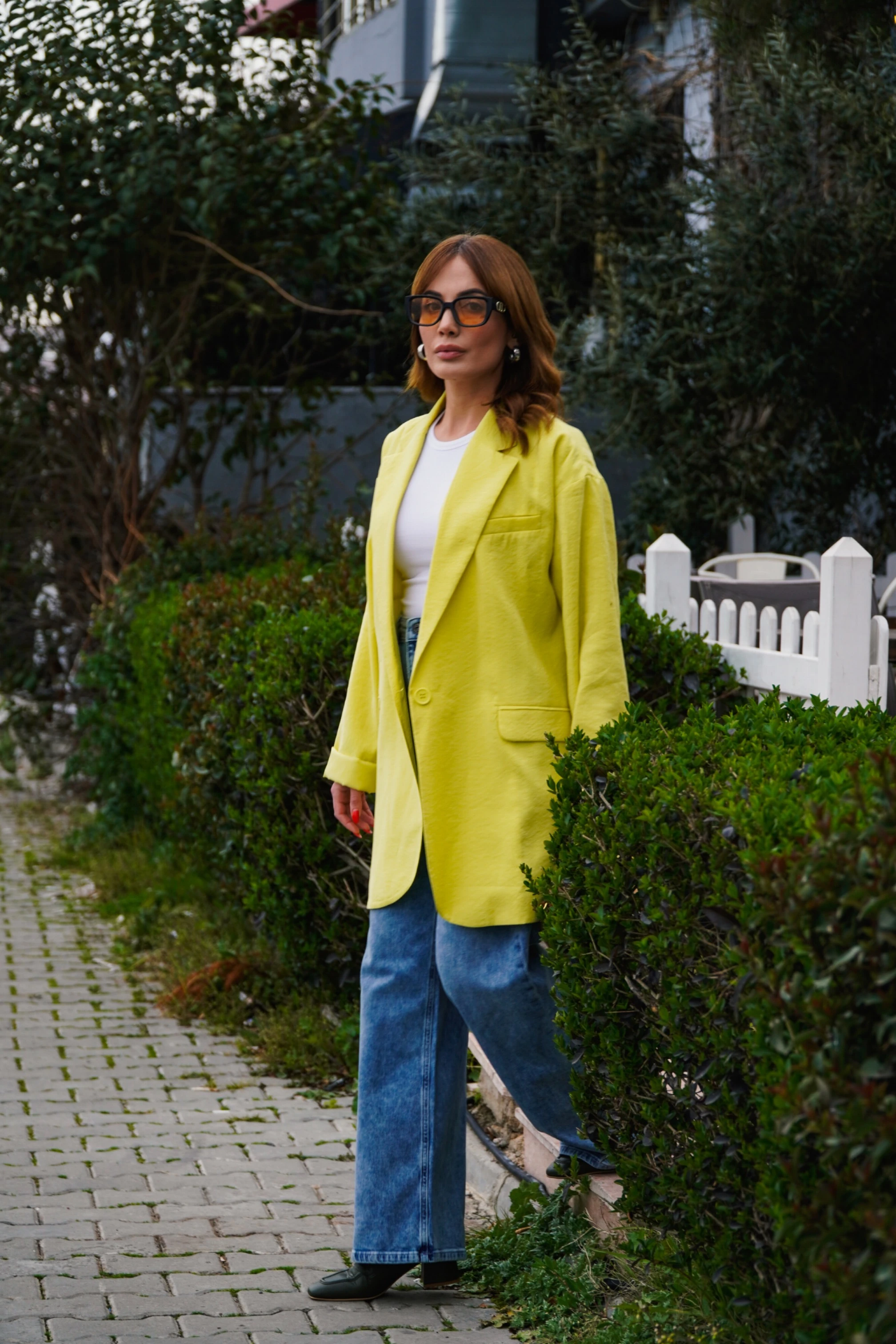 Muadil Yüksek Bel Palazzo Jean