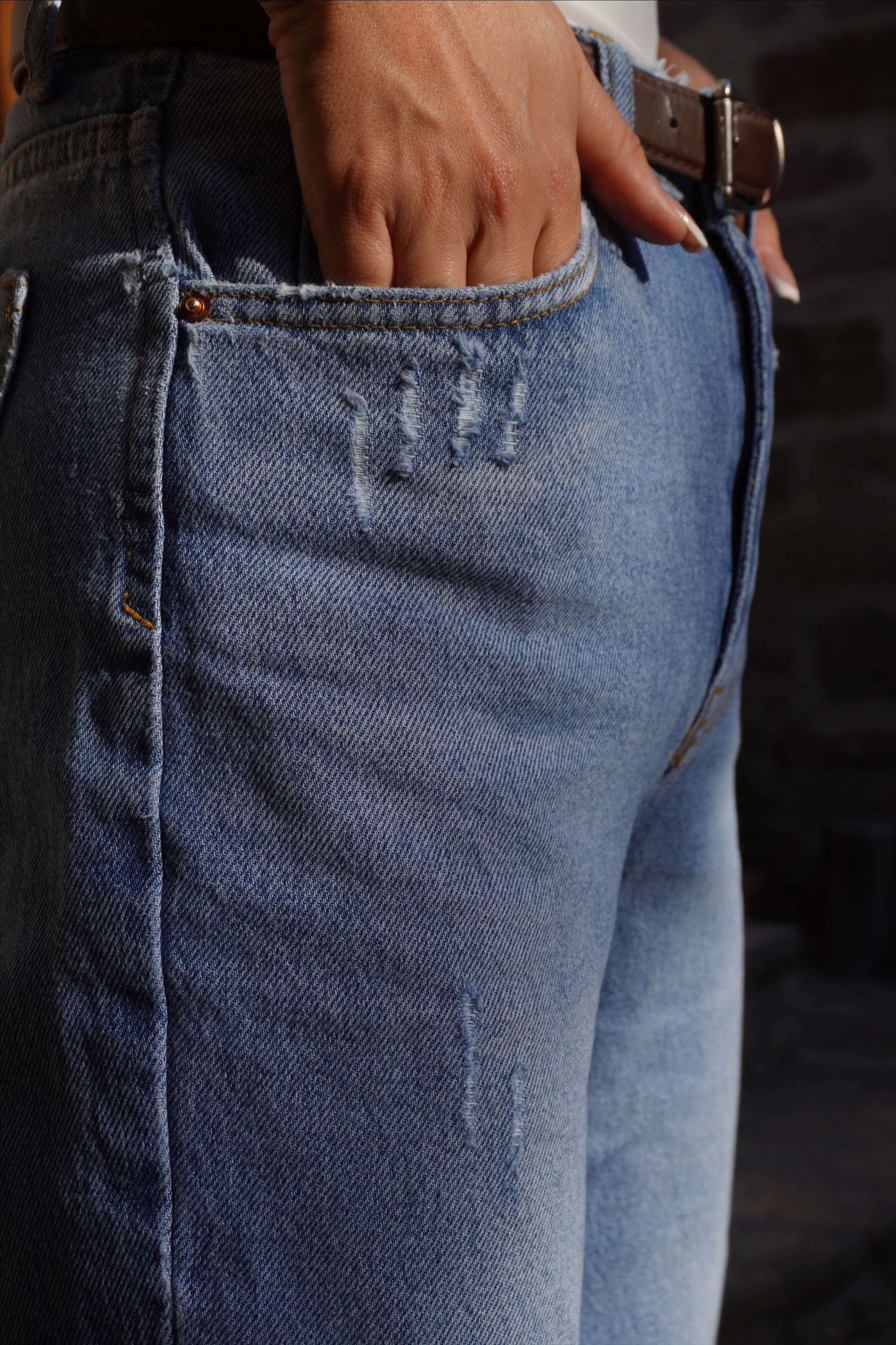 Geniş Flare Jean