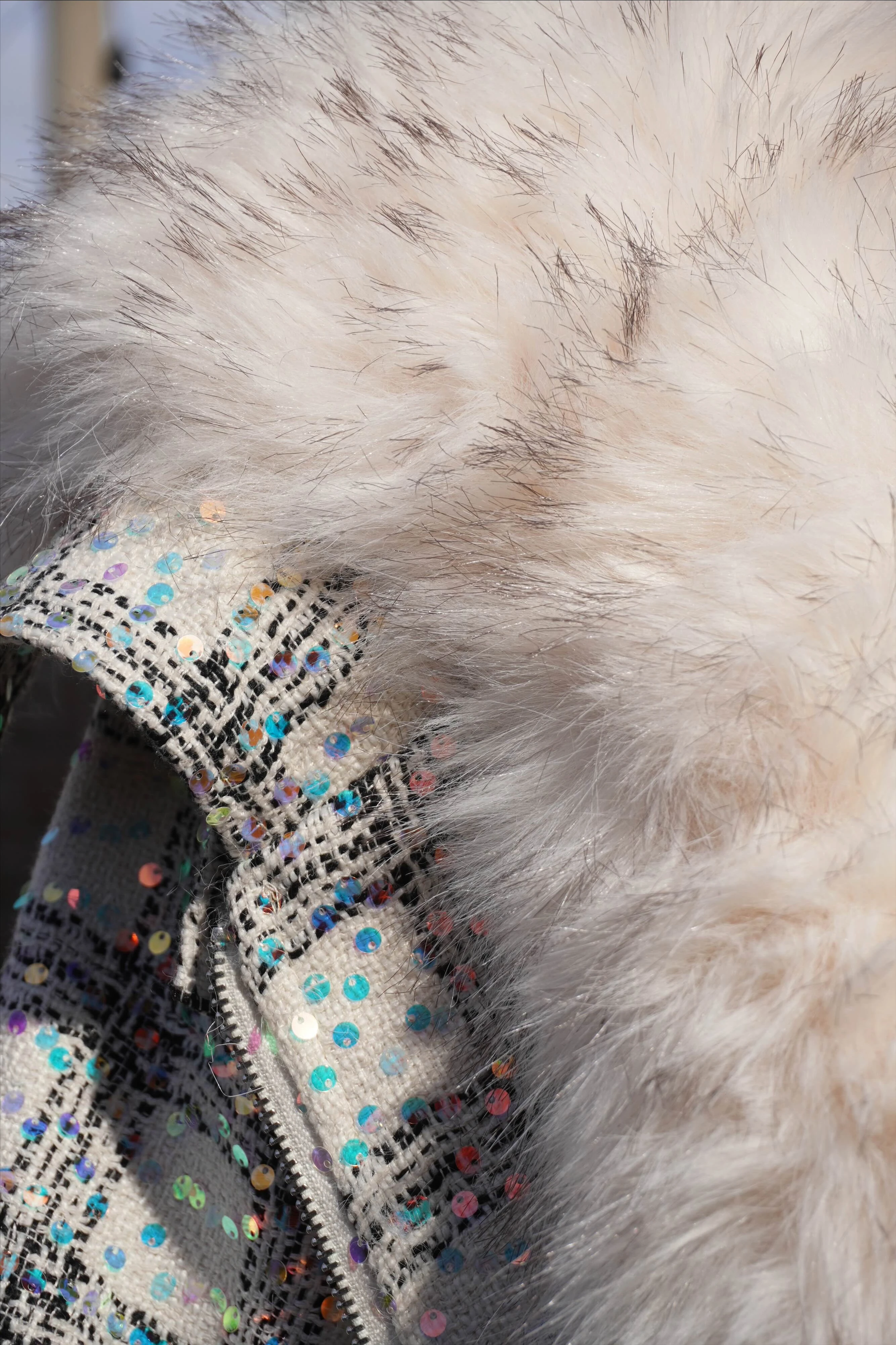 İthal Tasarım Premium Kürk Yaka Detaylı Tüvit Mont