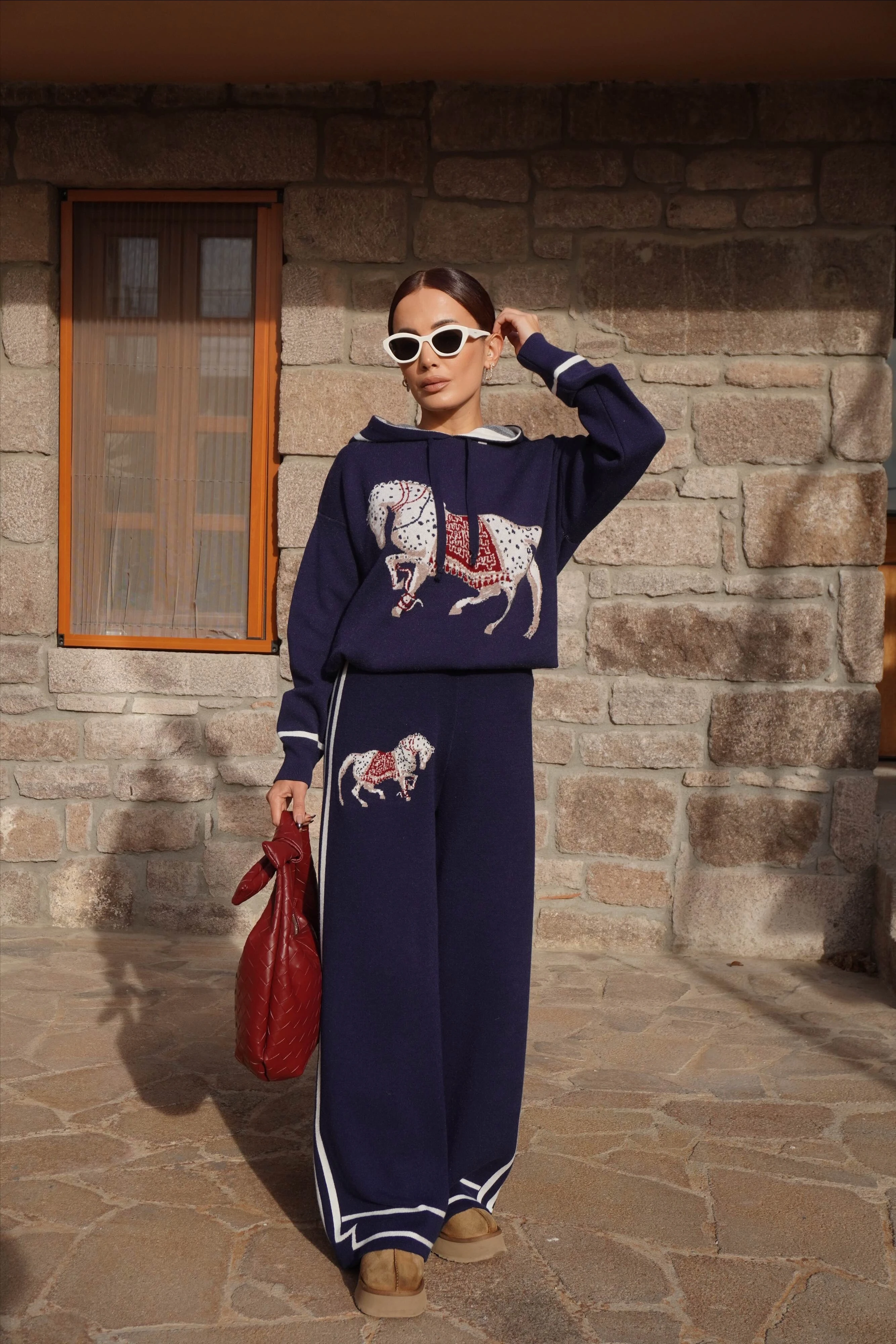 İthal Premium Tasarım Triko Takım 