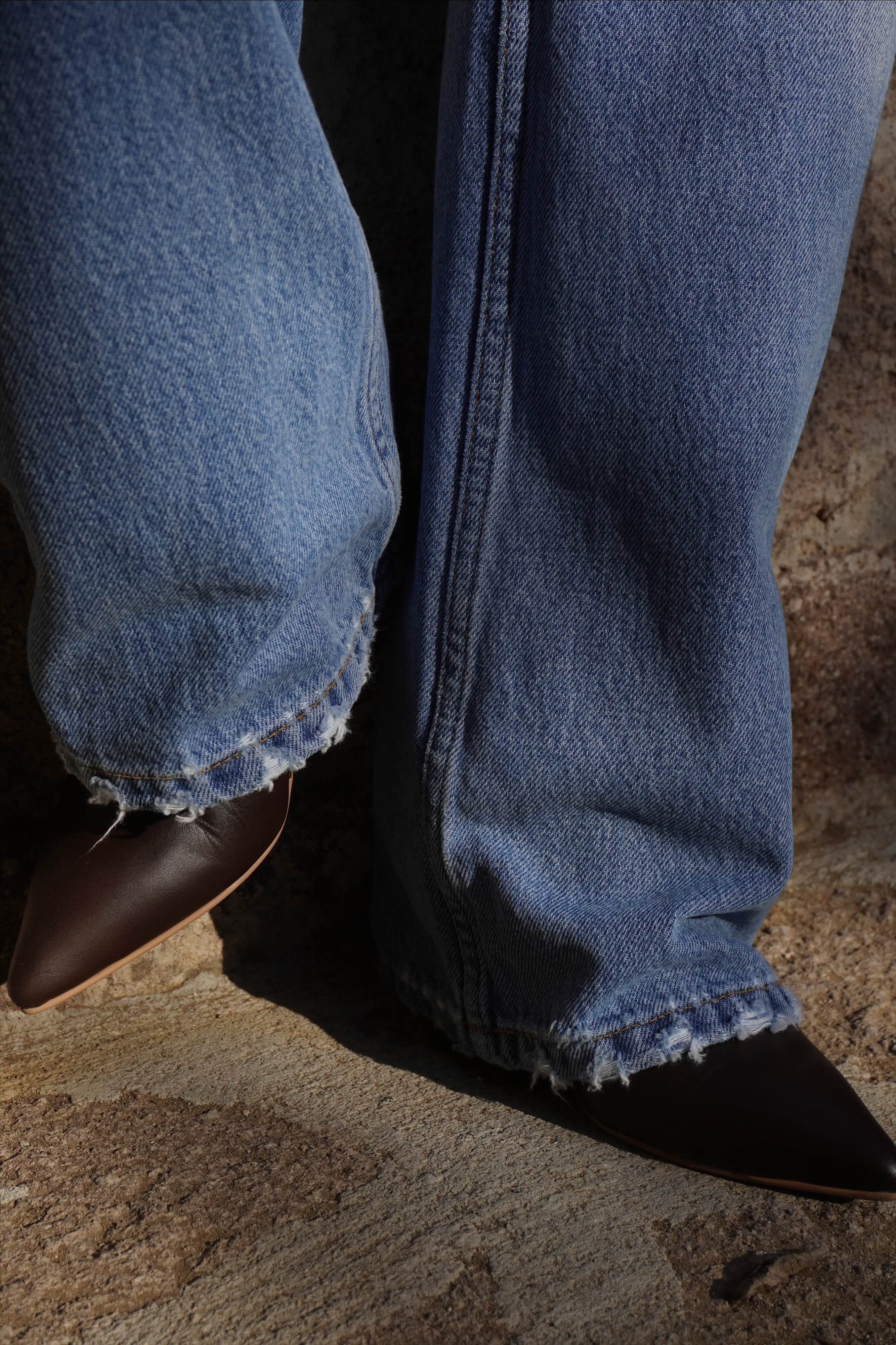 Geniş Flare Jean
