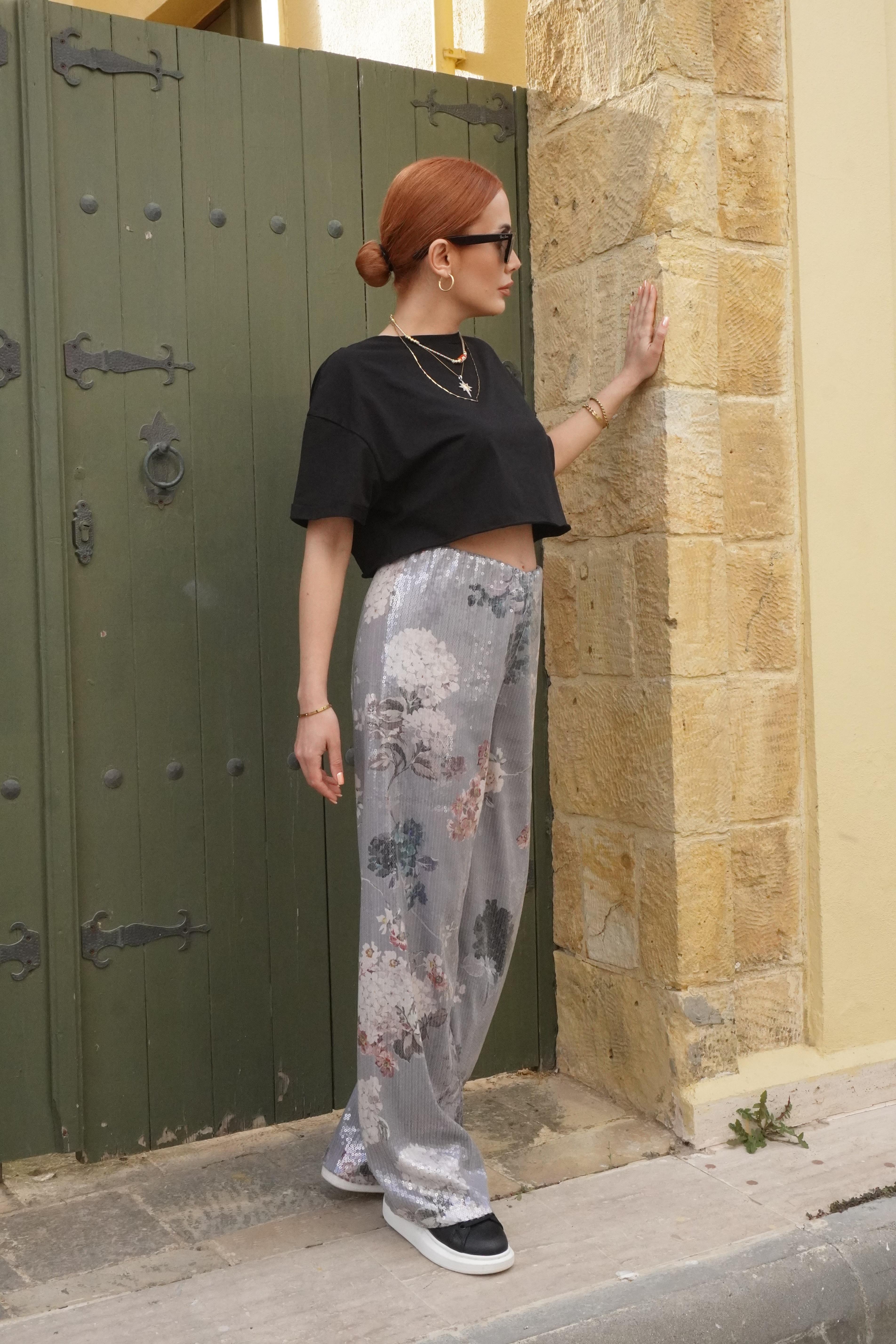Crop Basic Siyah T-shirt