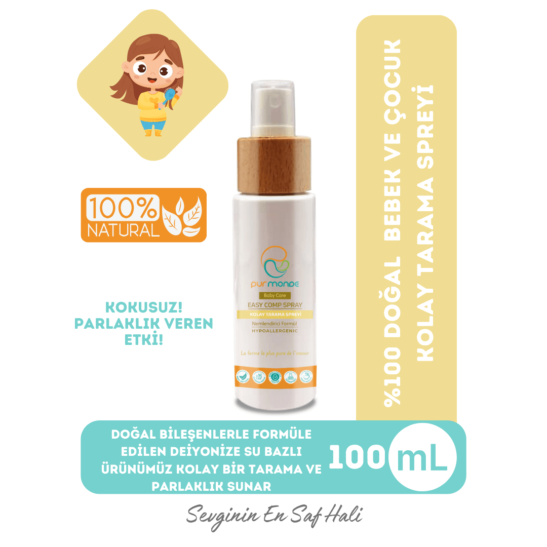 Pur Monde Doğal Kolay Tarama Spreyi 100ML