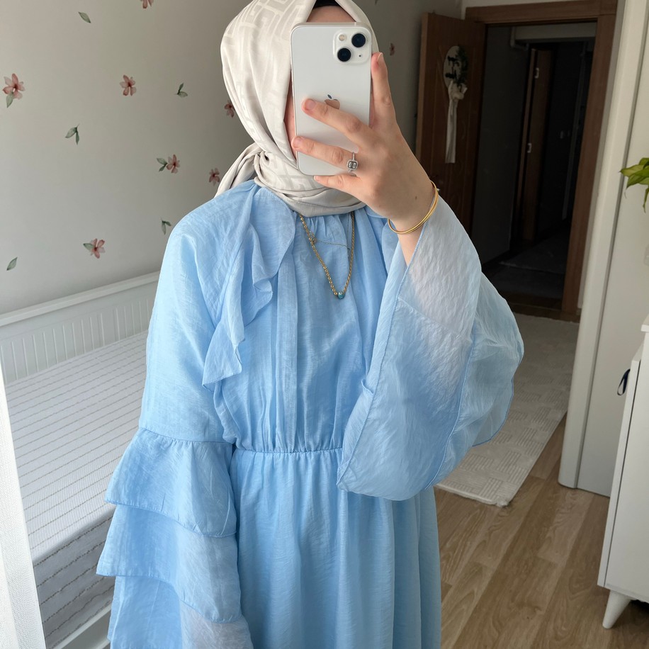 Eliza Modal Mavi Elbise