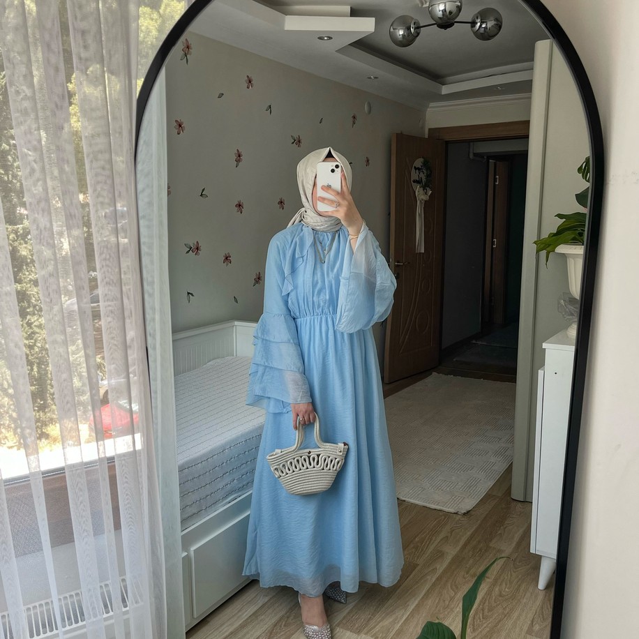 Eliza Modal Mavi Elbise