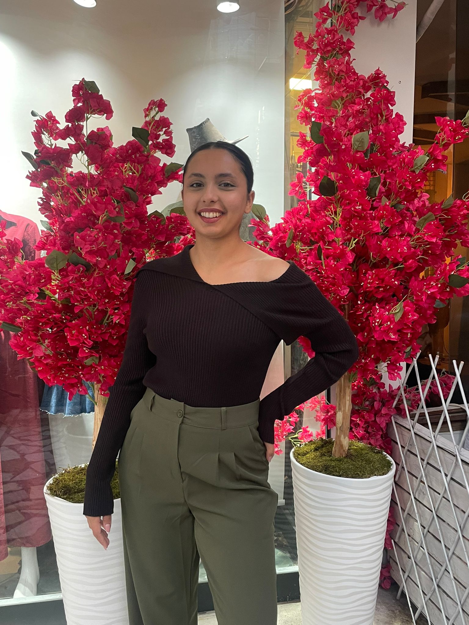 Dilvin Kahverengi Tek Omuz Düşük Body