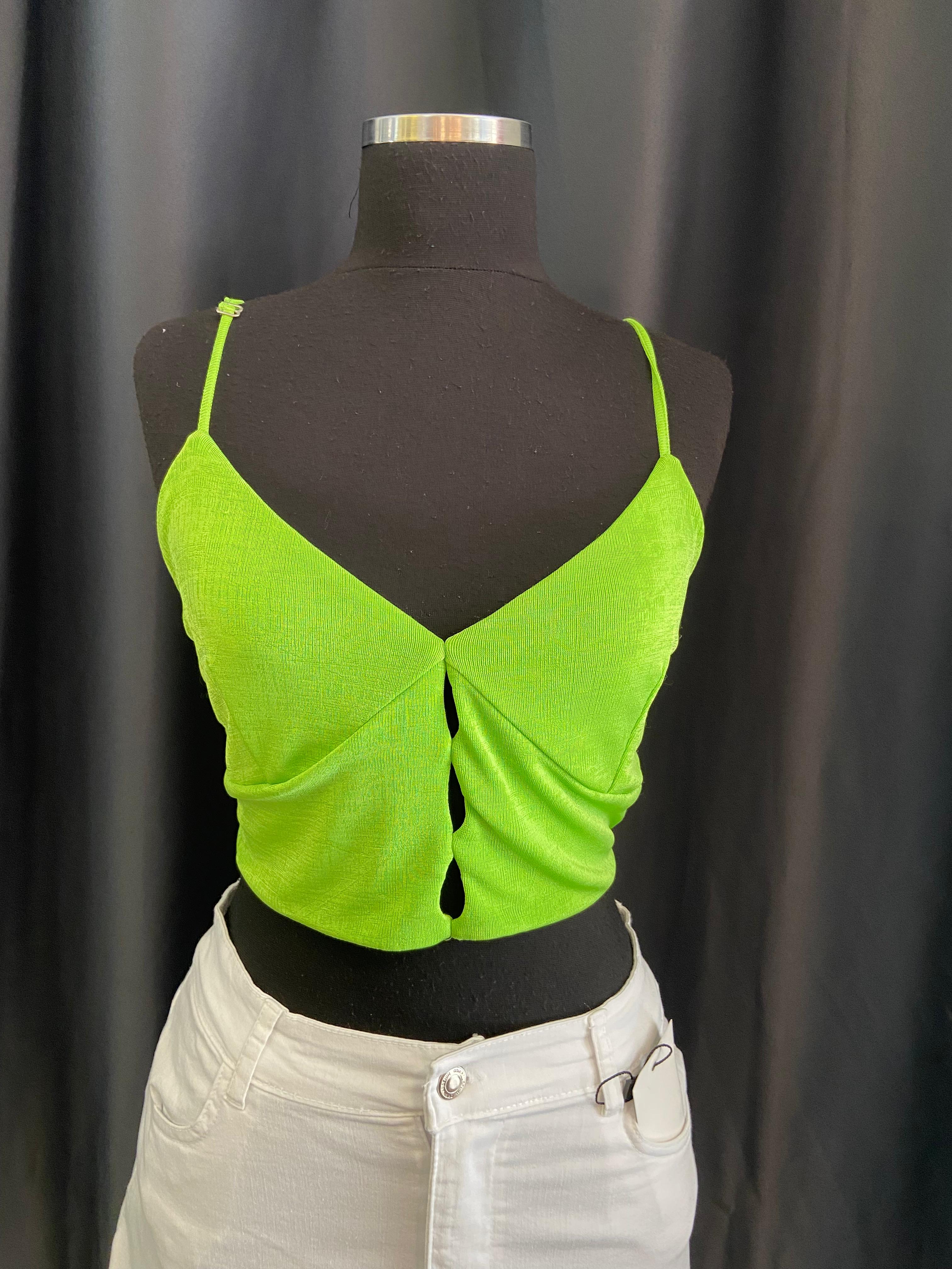 Yeşil Dekolteli Crop