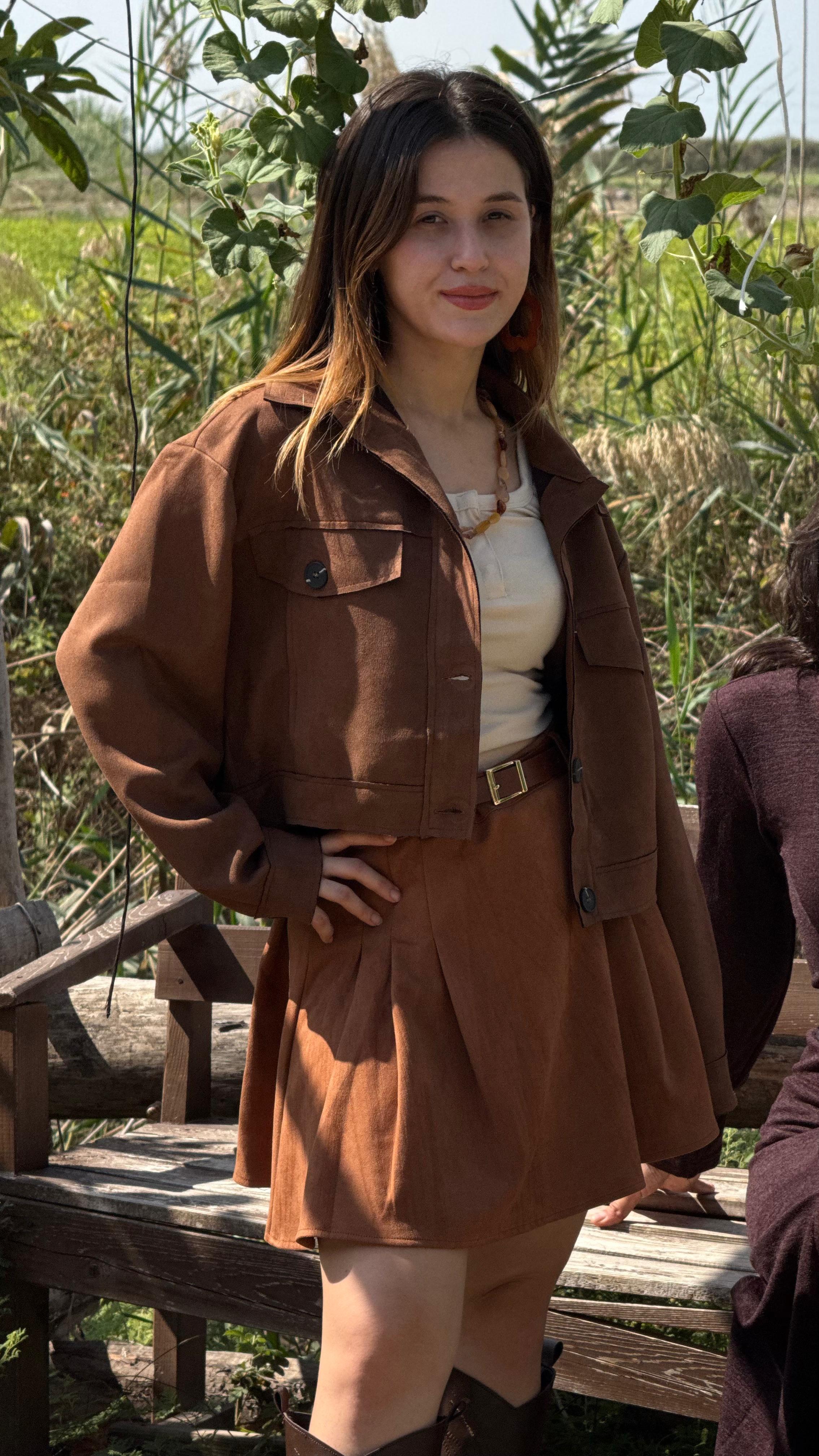 Süet Kahverengi Ceket