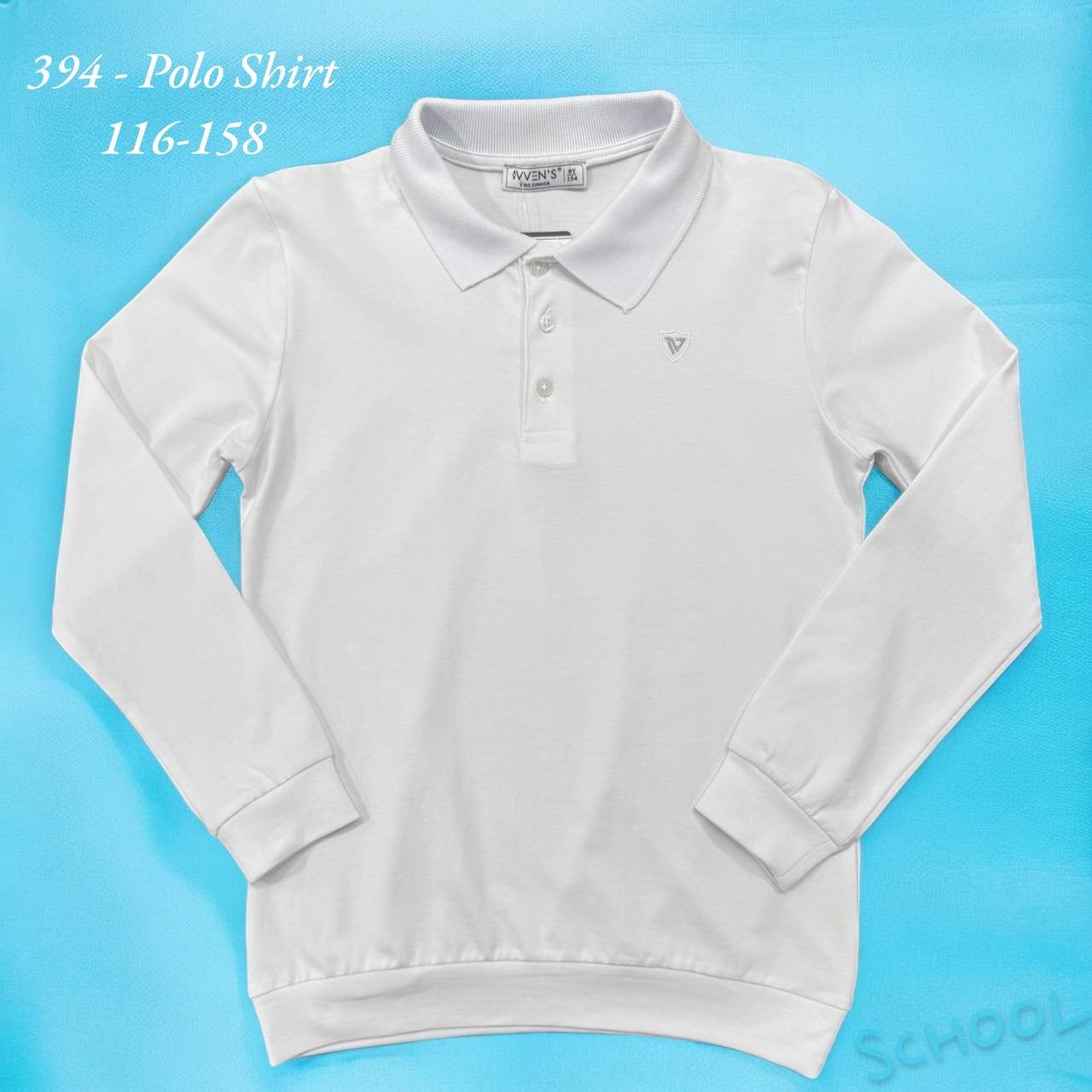 İVVEN'S KIDS POLO YAKA PATLI OKUL T-SHIRT 394