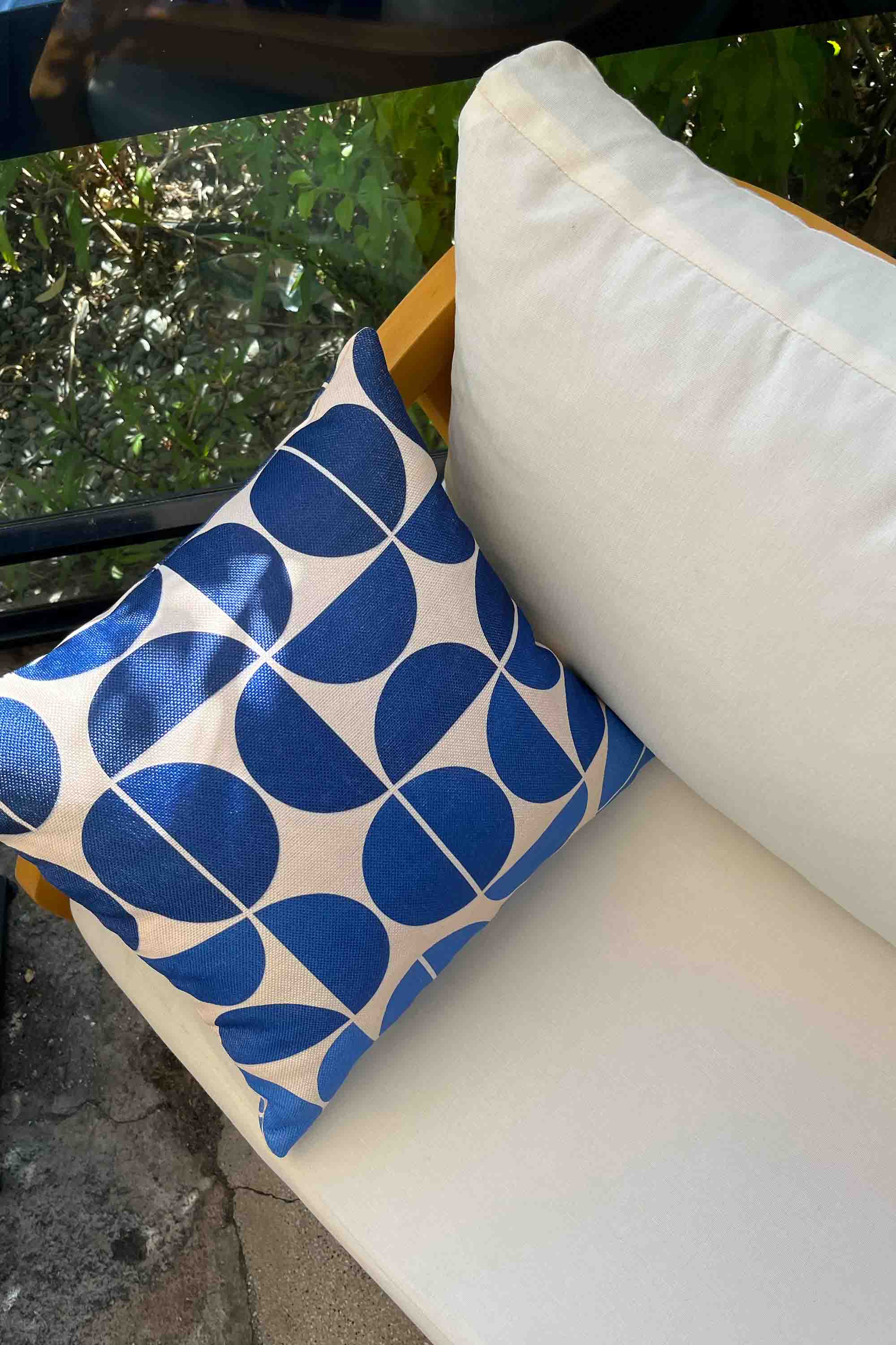 Bauhaus Geometrik Kırlent Kılıfı 45x45 cm