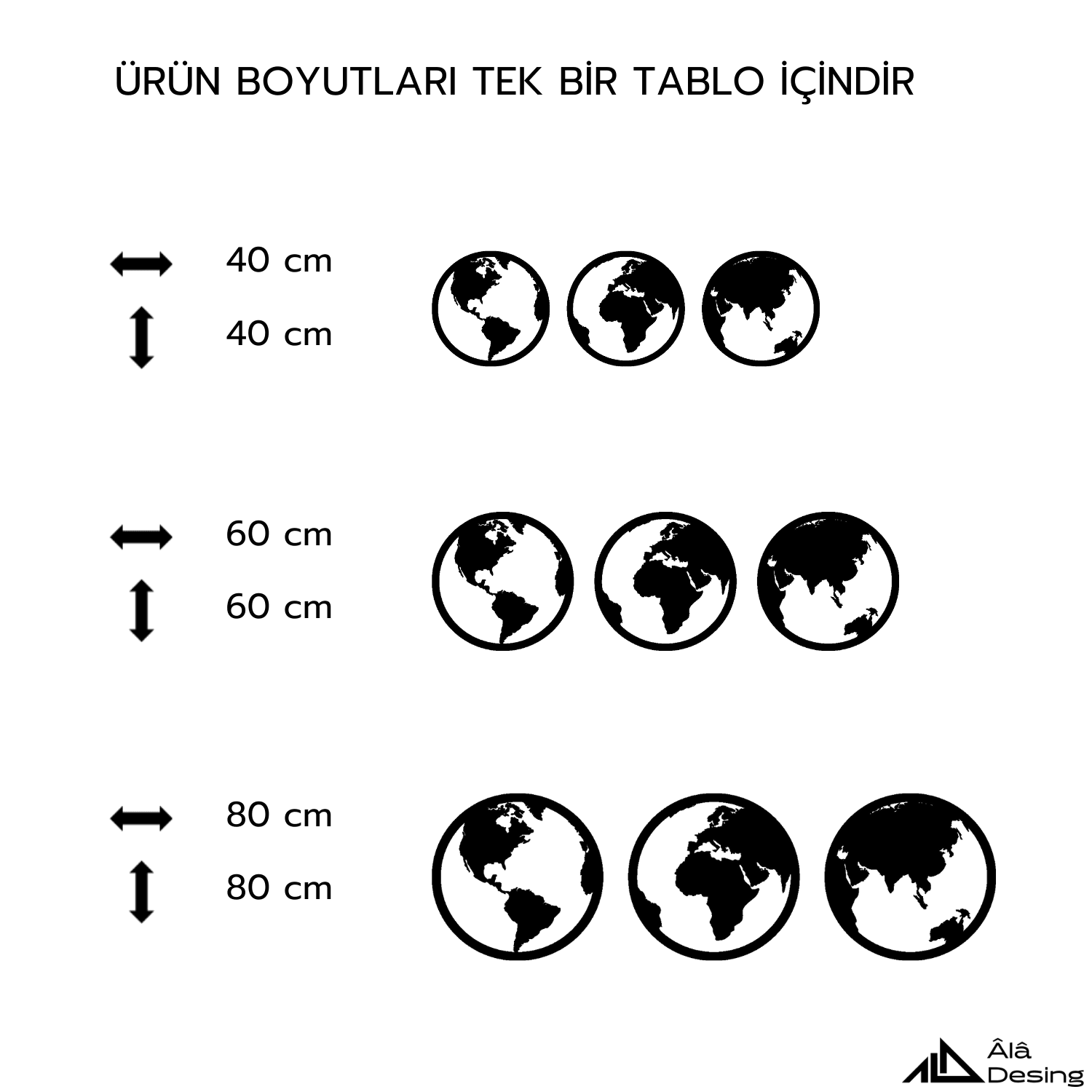 Sonsuz Dönüş Temalı Ahşap Duvar Tablosu