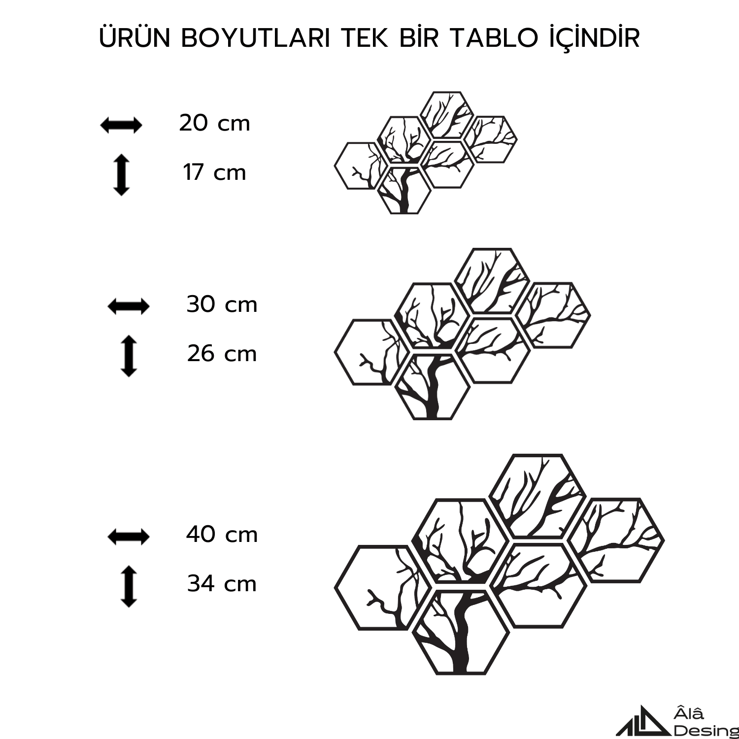 Doğal Ağaç Temalı Ahşap Duvar Tablosu