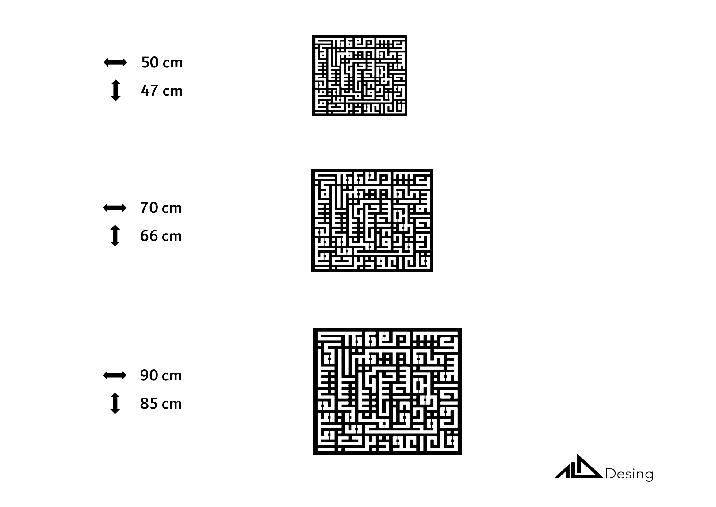 Kufi Felak Suresi Ahşap Duvar Tablosu