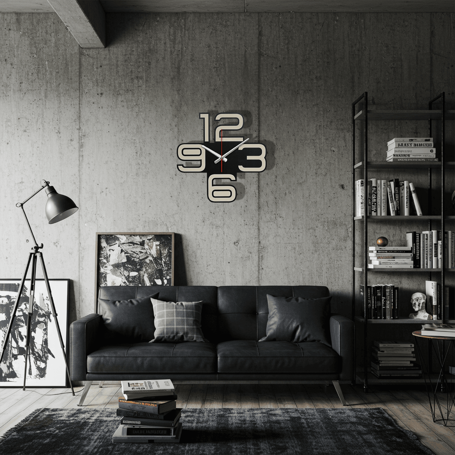 Urban Code Ahşap Duvar Saati