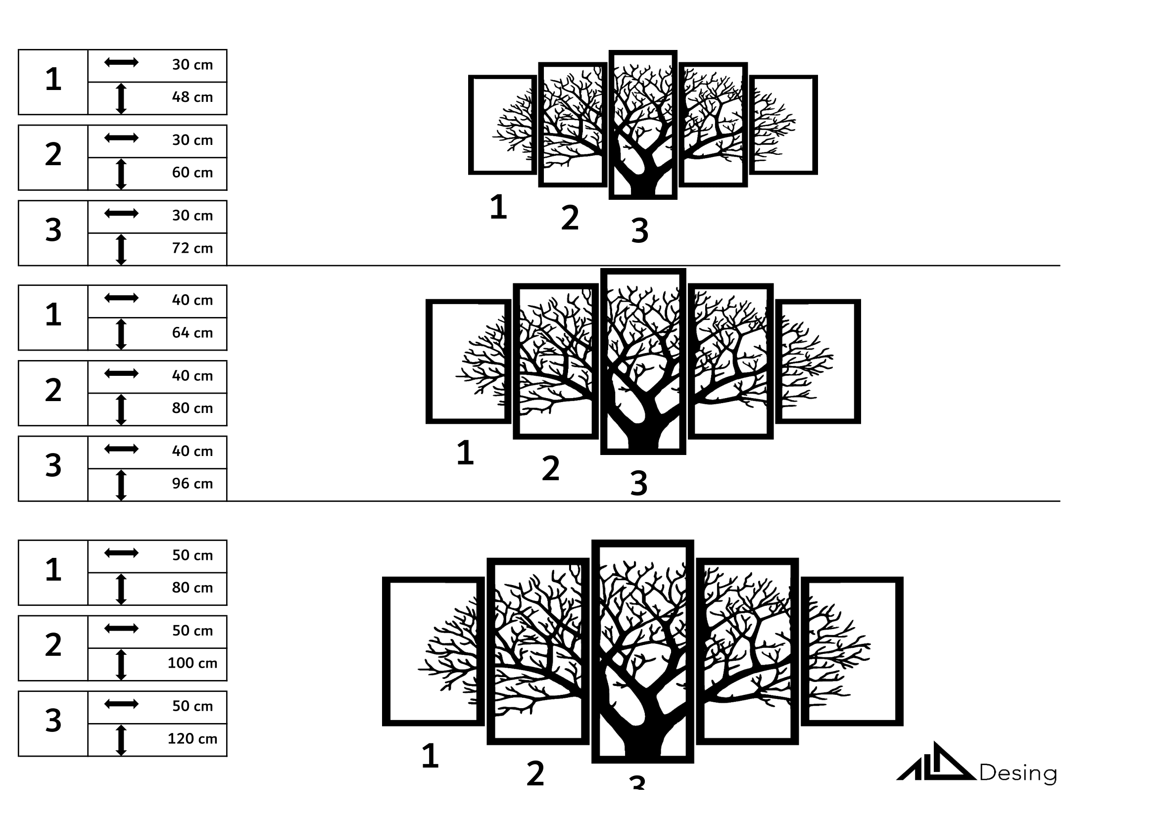 Yaşam Ağacı Temalı Ahşap Duvar Tablosu