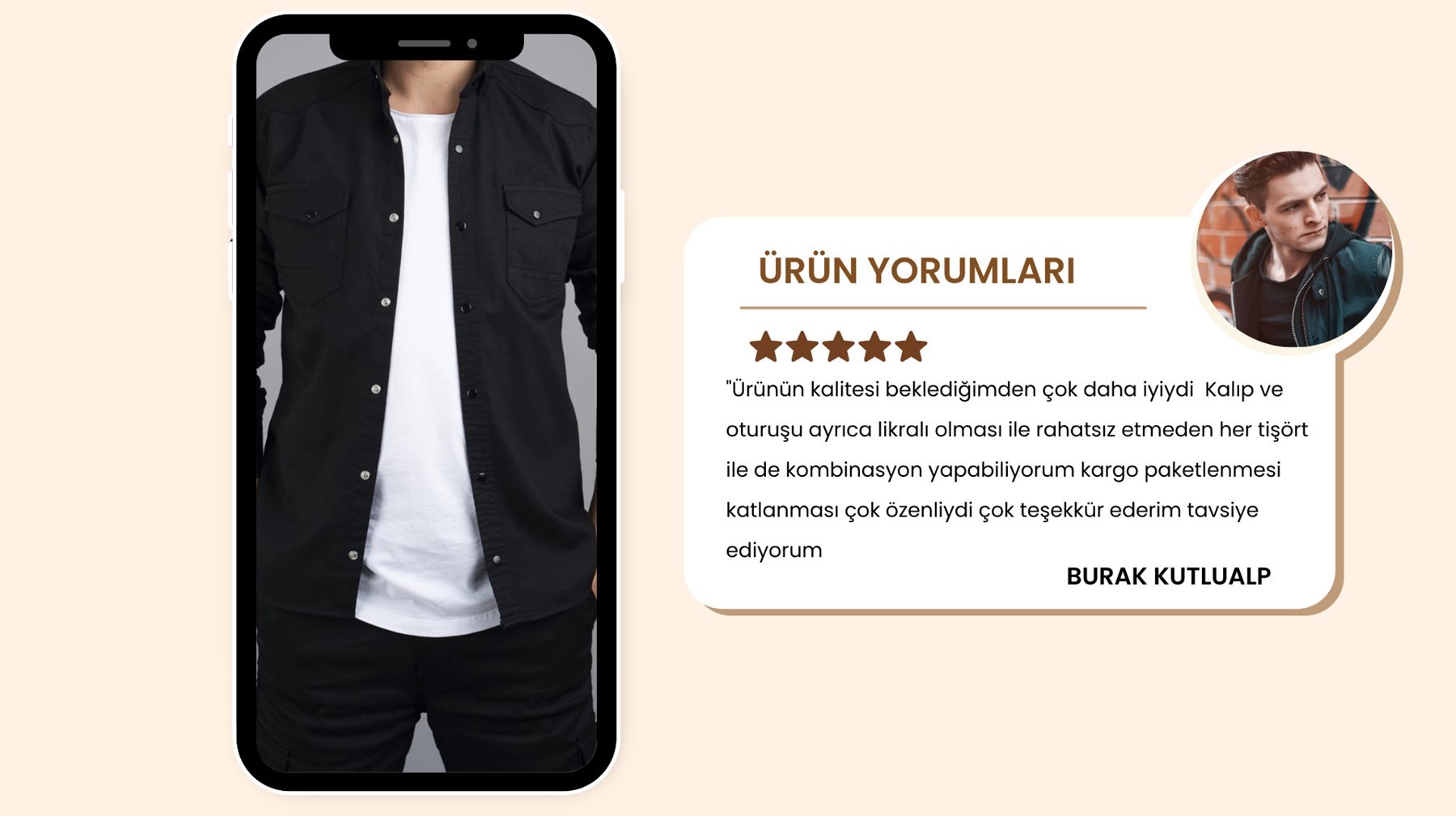 Tomiross Kıvanç Haki Erkek Rahat Esnek Slim Fit Kalıp Pamuklu Kot Gömlek KIVANC-1927