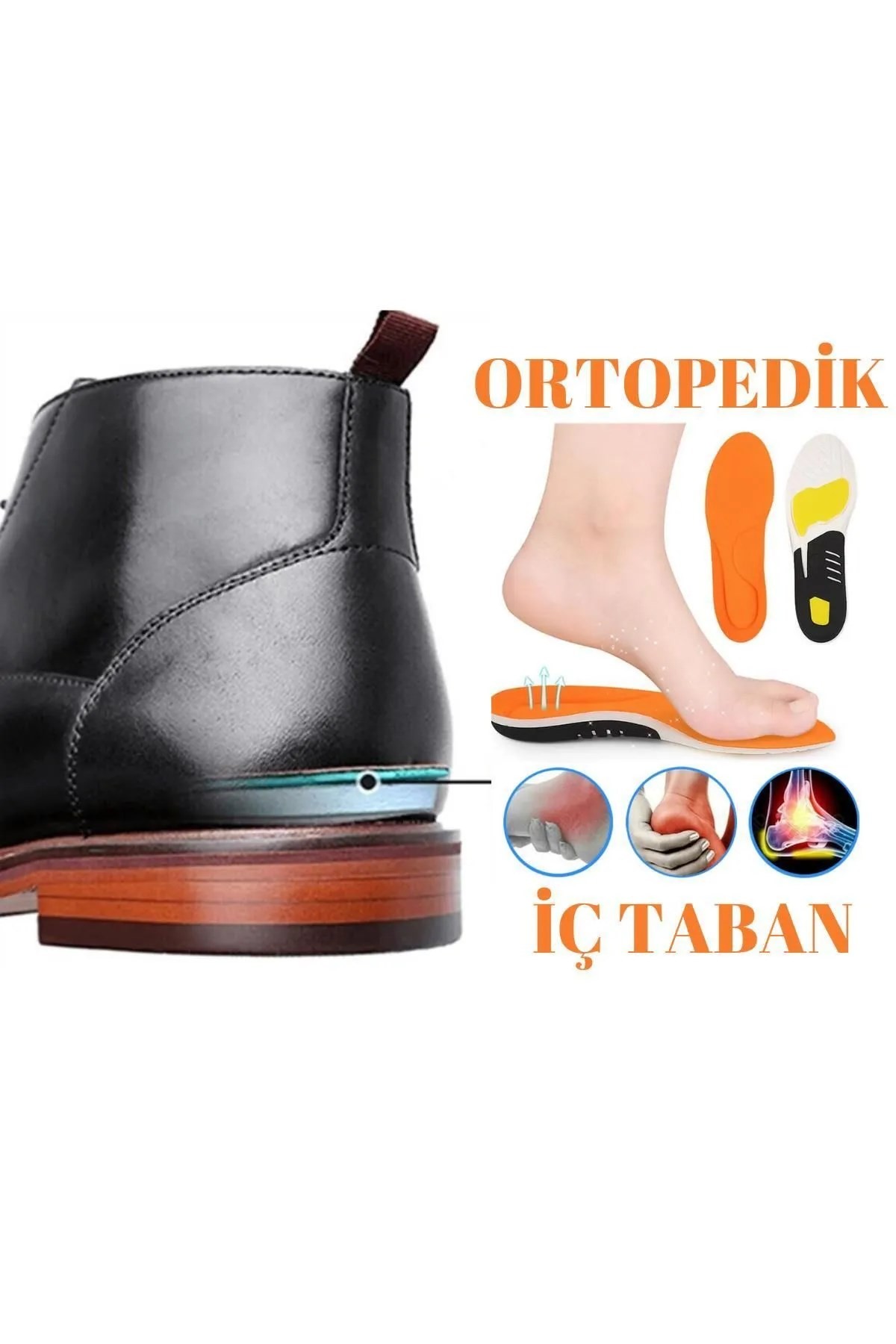 İzland Siyah Unisex Garantili Trekking Outdoor Bağcıklı Yandan Fermuarlı Kışlık Bot IZLAND-3547