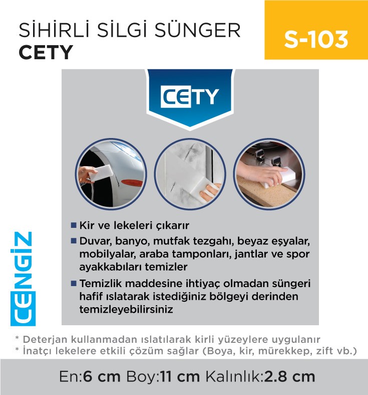 SİHİRLİ SÜNGER CETY