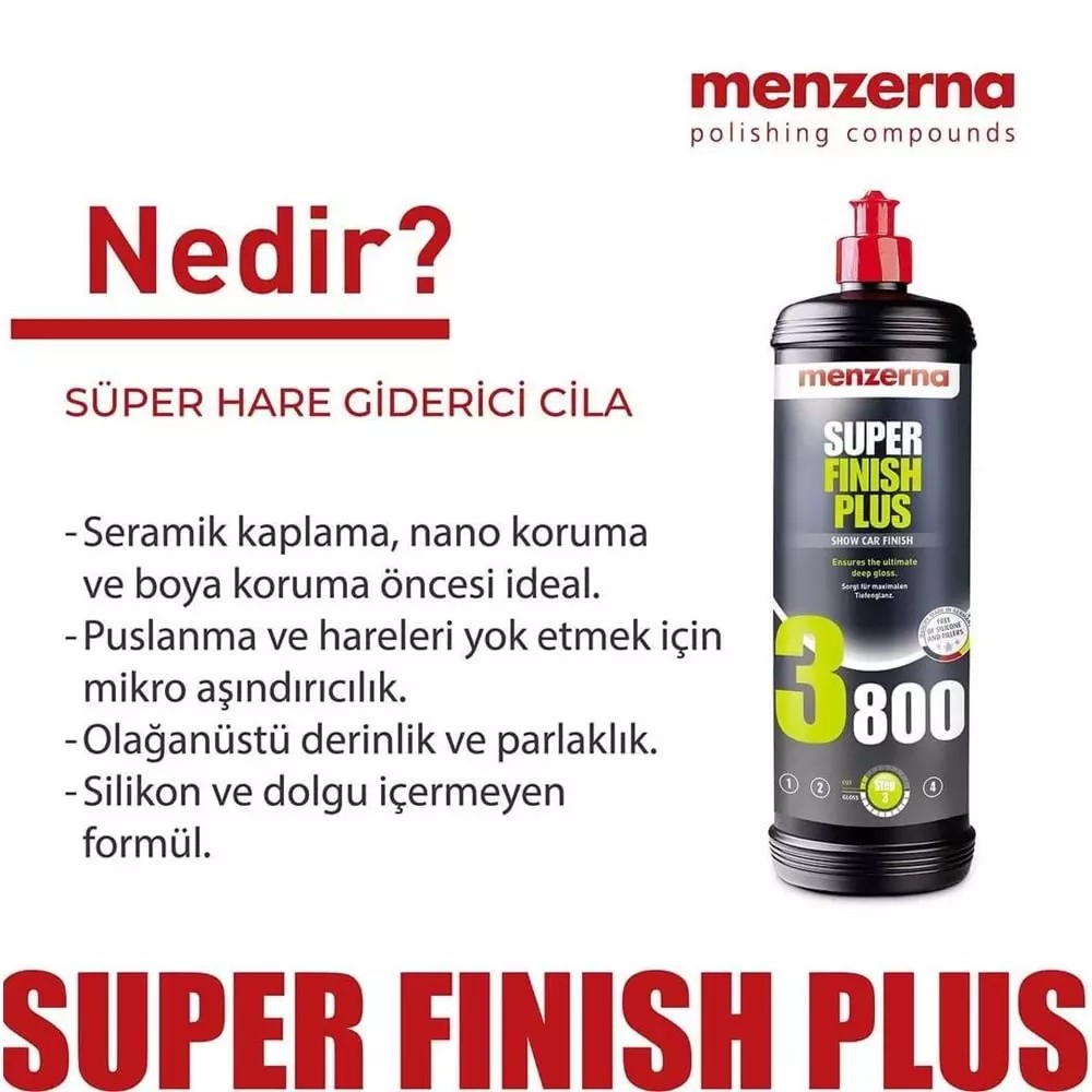 MENZERNA 3800 Süper Hare Giderici Cila - 1 Lt