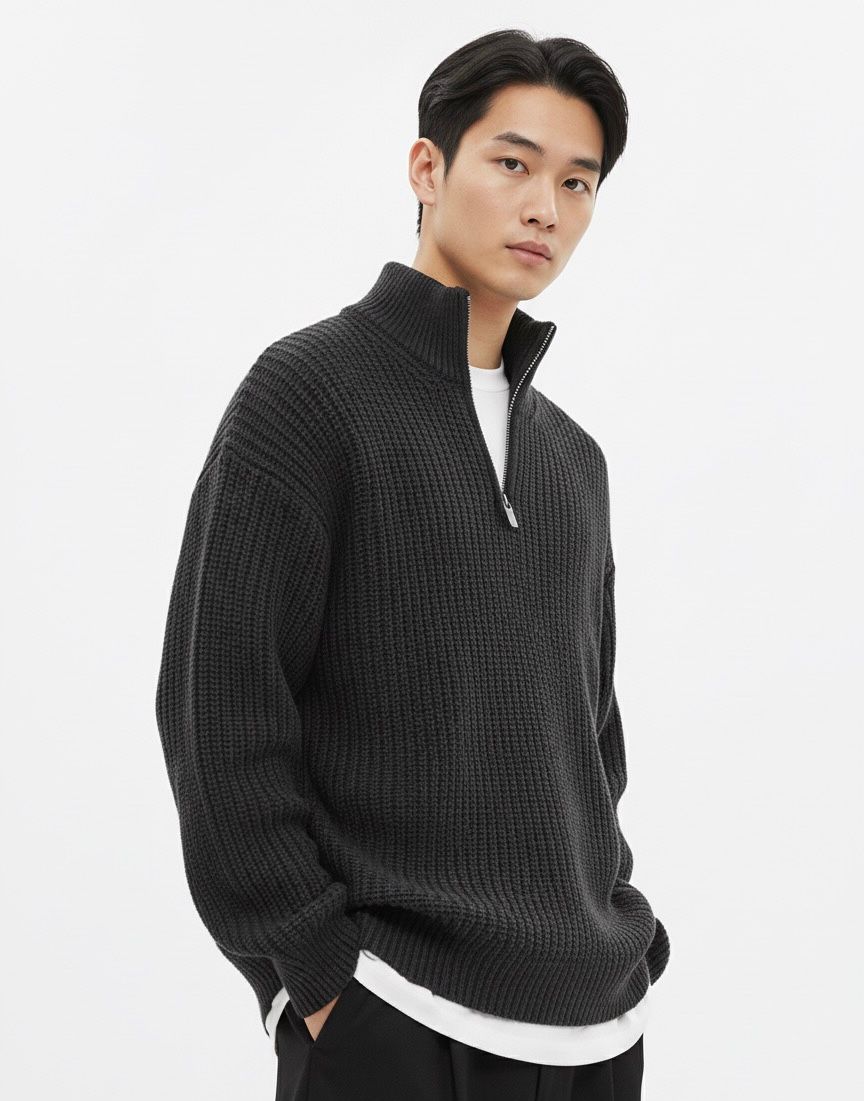 TEOS YR FERMUAR ÖRGÜ KAZAK