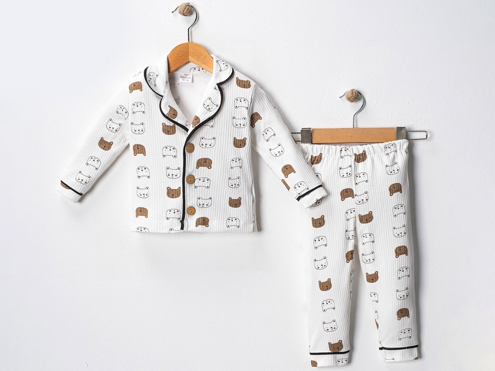 Mini Love Kedi Desenli Pijama Takımı