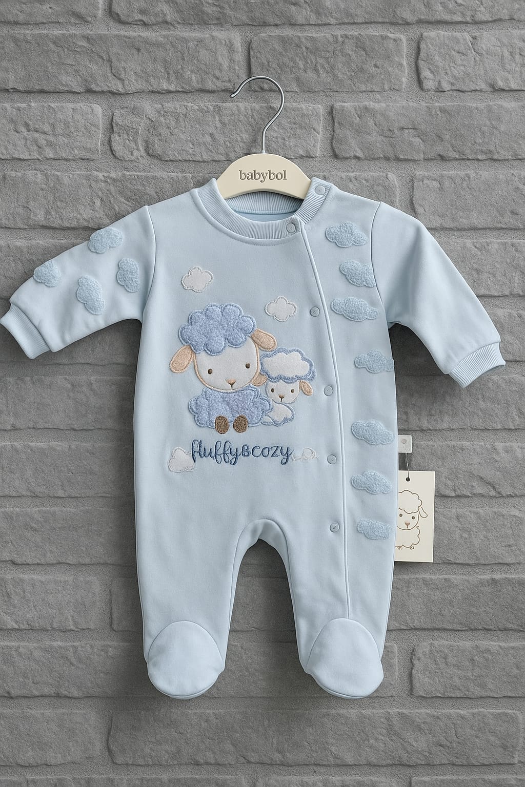 BABYBAL KUZU KARDEŞLER MAVİ TULUM