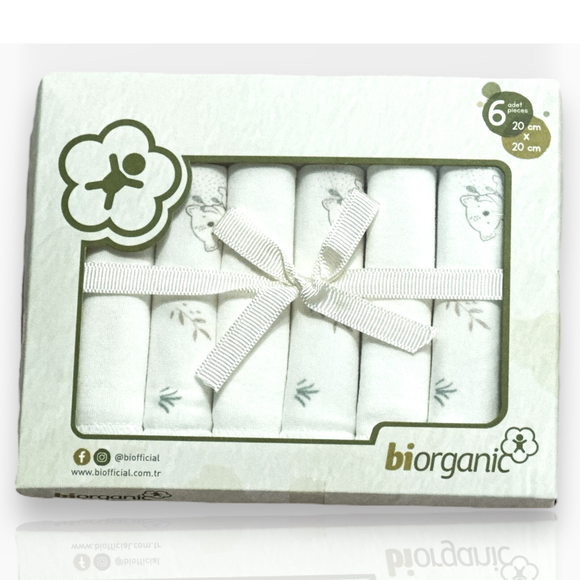 BİORGANİC KOALA 6LI PENYE MENDİL MİNT