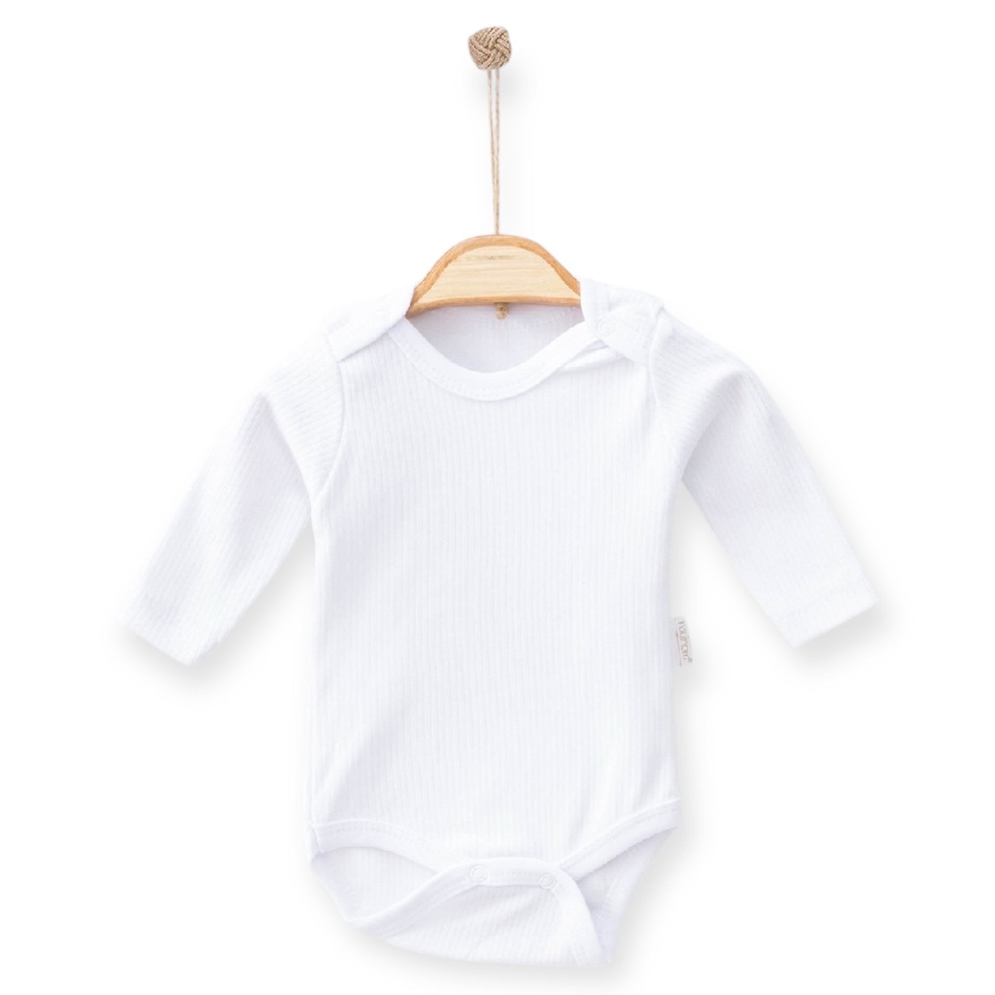 NAYİNOM 4' LÜ BEYAZ BODY SETİ (0-9M )