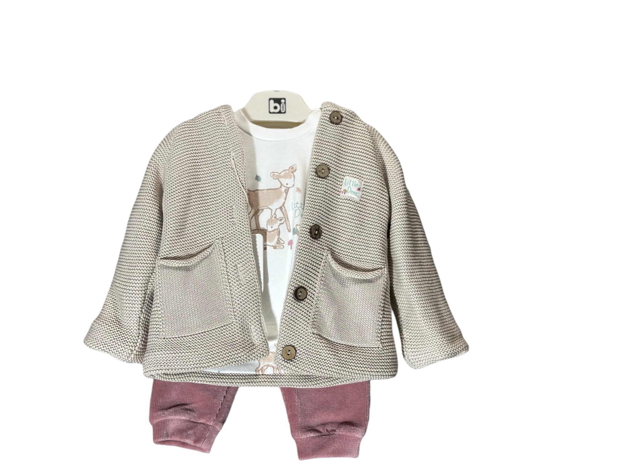 BİBABY LITTLE DEER 3 PIECES SET