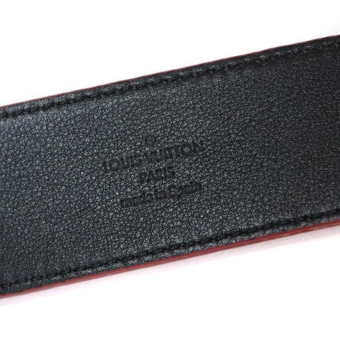 Louis Vuitton Supreme Red Monogram Leather Belt – Savonches