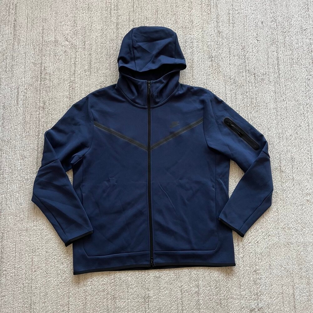 Nike Sportswear Tech Fleece Full-Zip Hoodie 'Midnight Navy'
