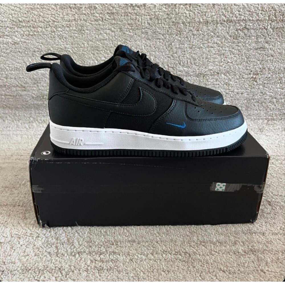 Nike Air Force 1 Low 07 'Black Court Blue'