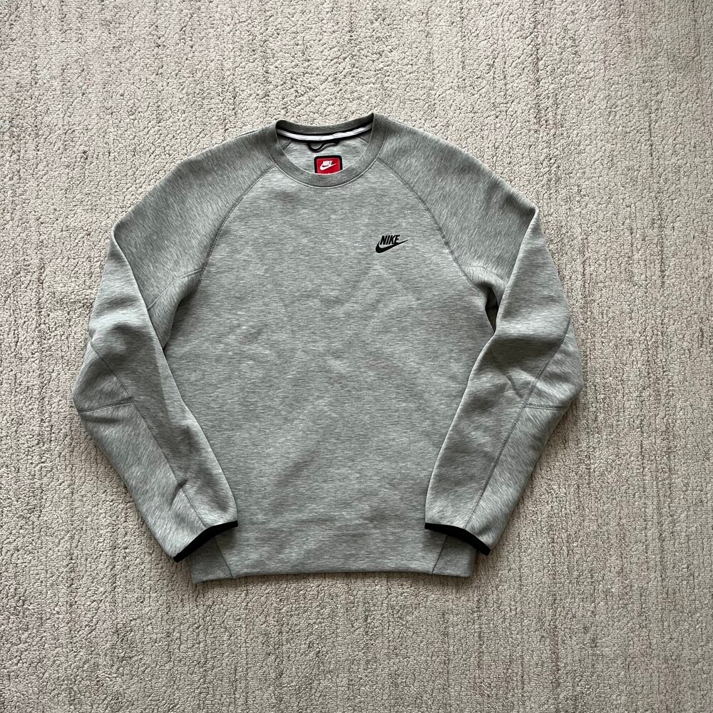 Nike Sportswear Tech Fleece Crew Sweatshirt 'Dark Grey Heather'