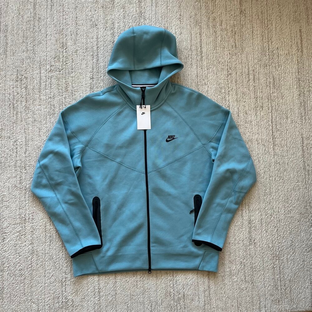 Nike Sportswear Tech Fleece Full-Zip Hoodie 'Denim Turquoise'