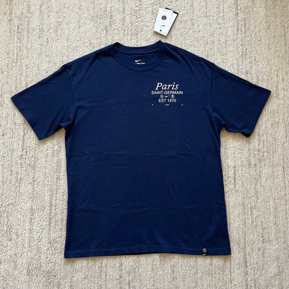 Nike Paris Saint-Germain Max90 T-Shirt 'Midnight Navy'