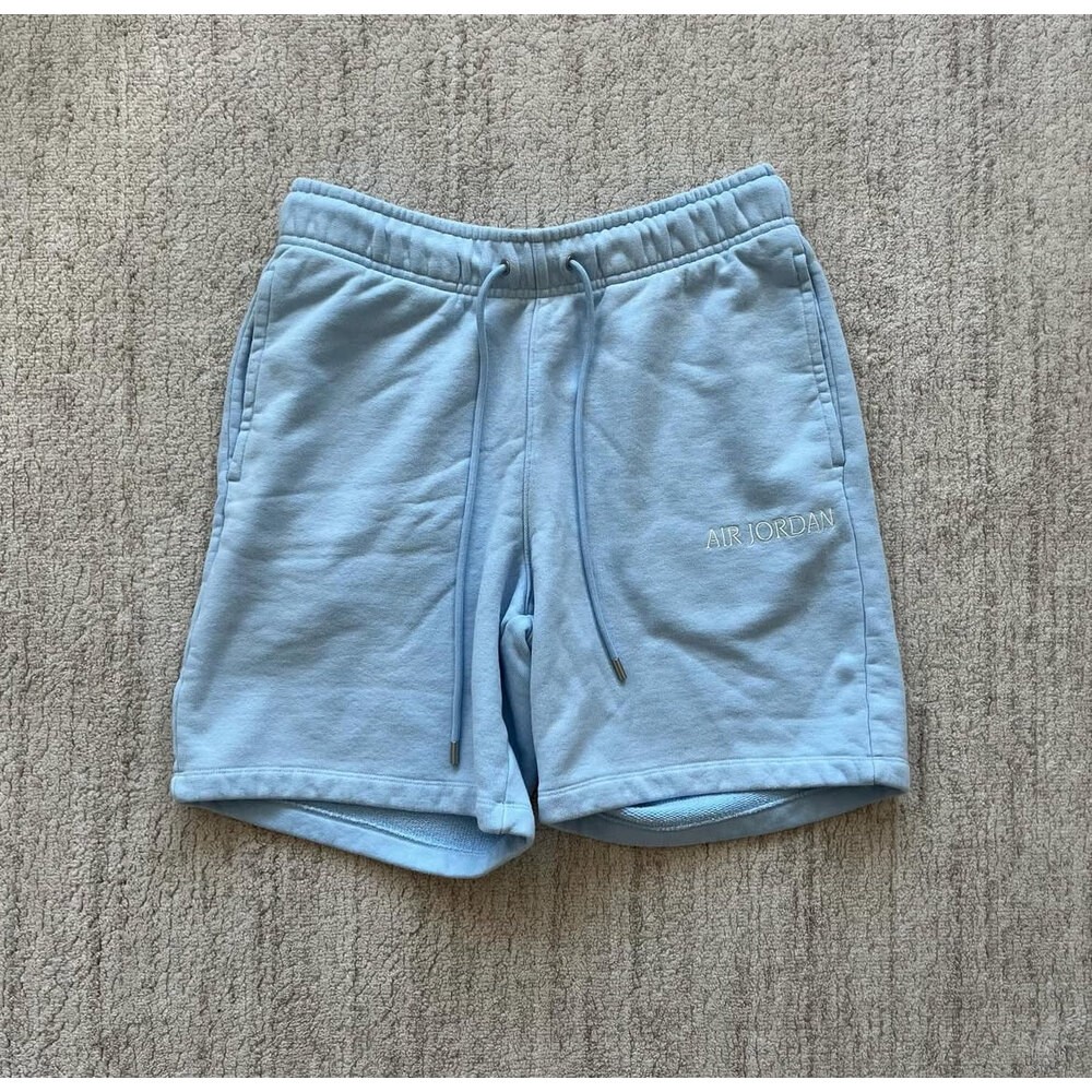 Air Jordan Wordmark Fleece Shorts 'Ice Blue'