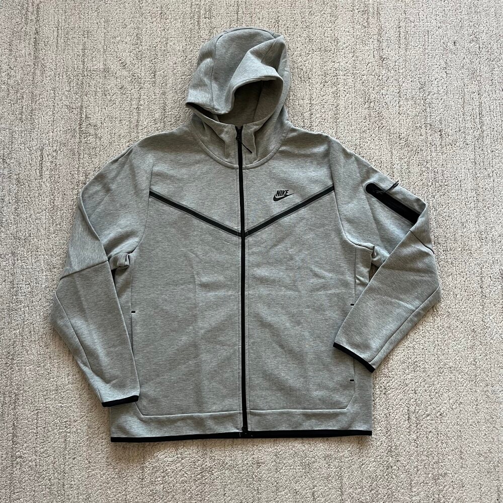 Nike Sportswear Tech Fleece Full-Zip Hoodie 'Dark Grey Heather'