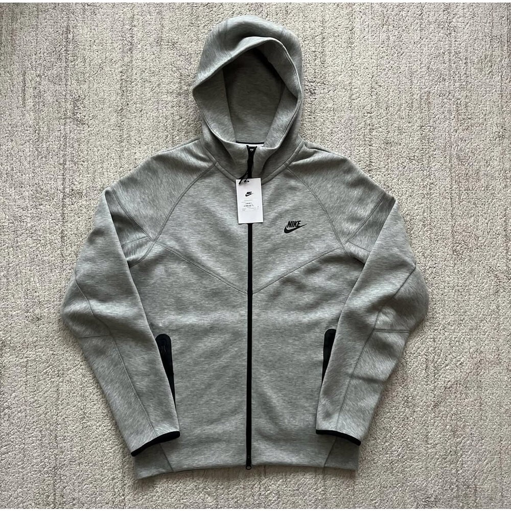 Nike Sportswear Tech Fleece Full-Zip Hoodie 'Dark Grey Heather'
