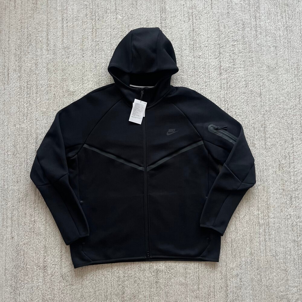 Nike Sportswear Tech Fleece Full-Zip Hoodie 'Black'