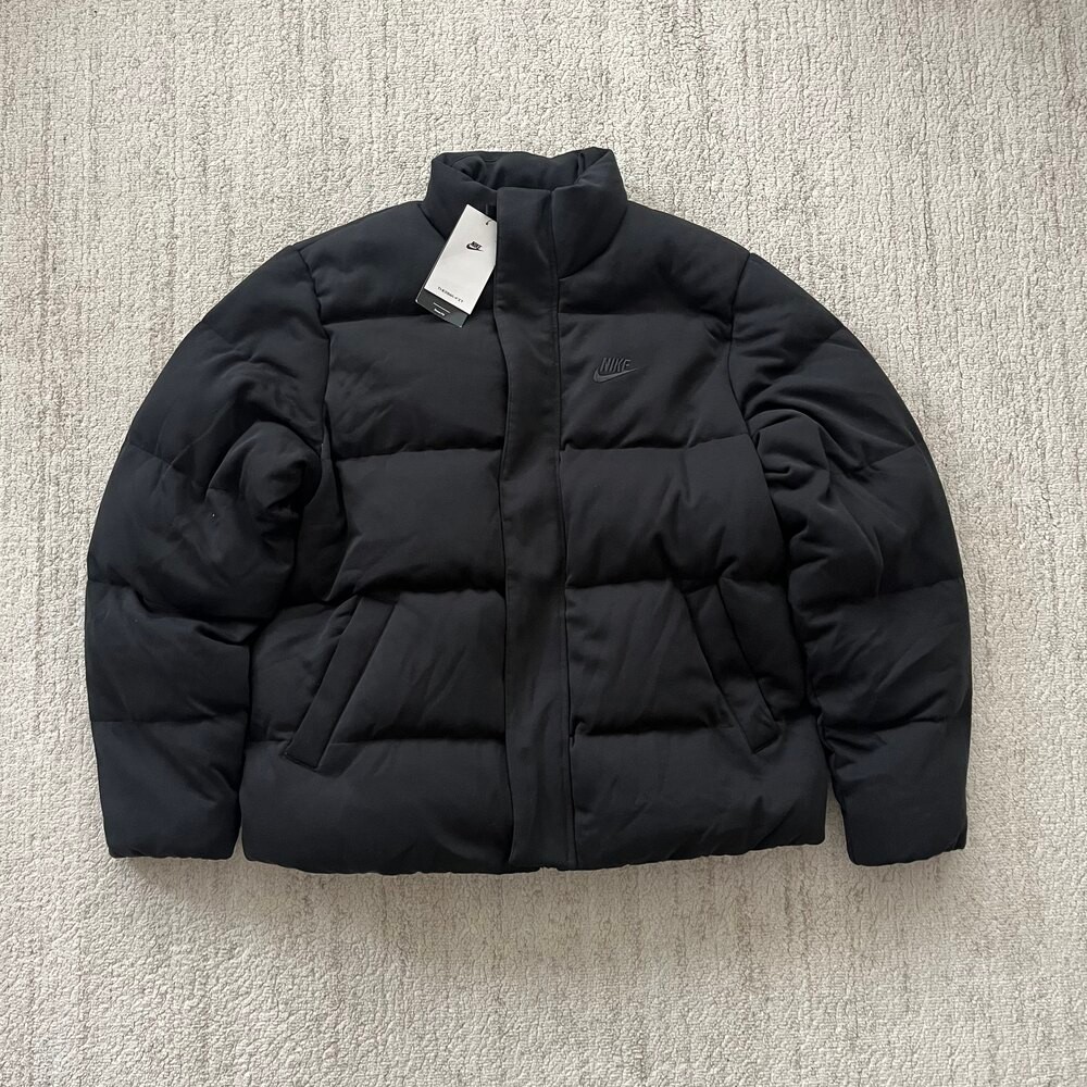 Nike Sportswear Tech Fleece Therma-Fit Oversized Puffer Full-Zip Jacket 'Black'
