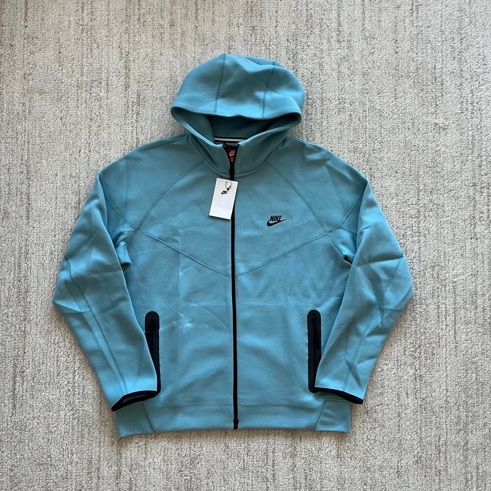 Nike Sportswear Tech Fleece Full-Zip Hoodie 'Denim Turquoise'