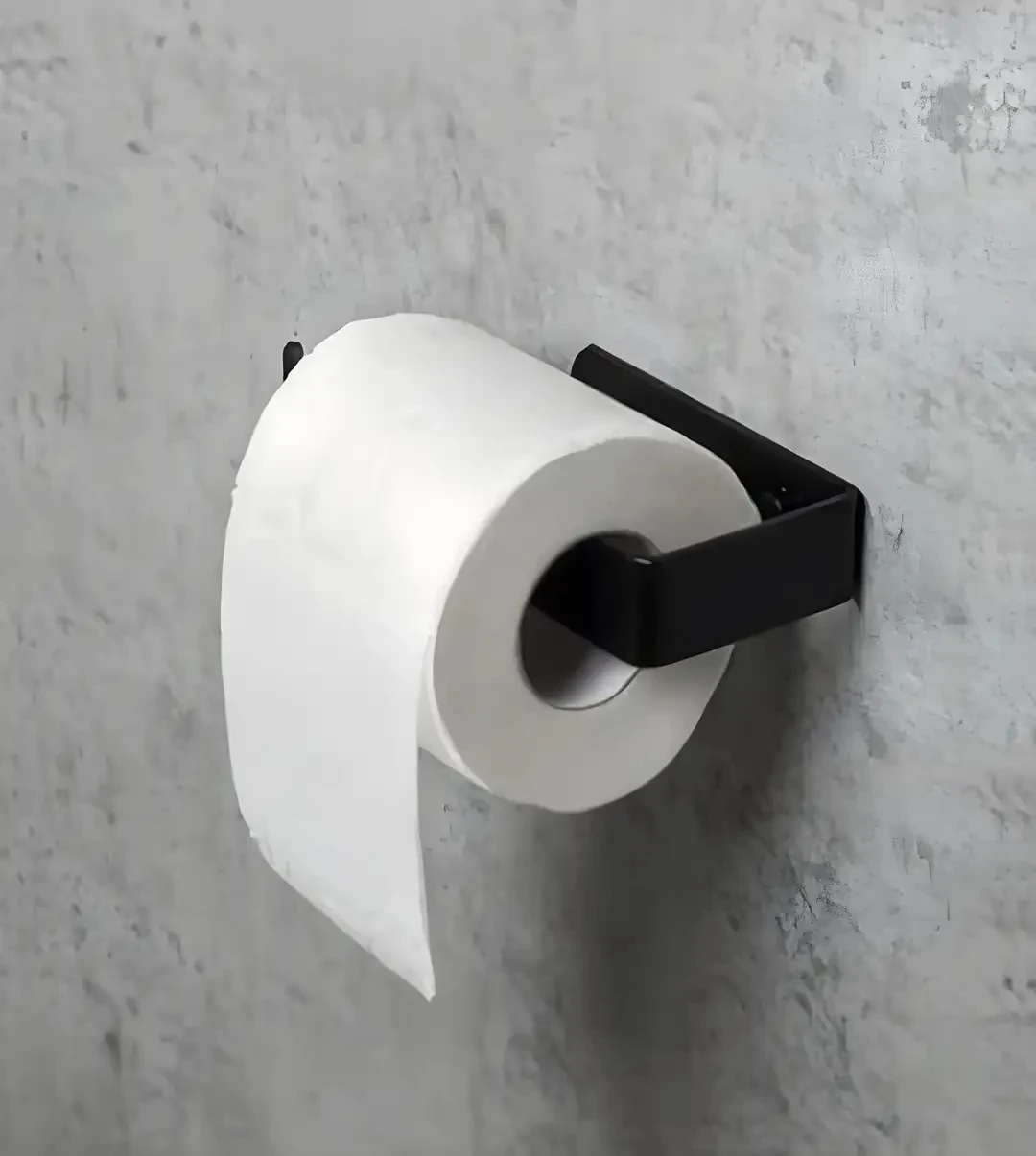 Tuvalet Kağıdı Askısı, Yapışkanlı Tasarım, Vidasız Montaj, WC, Kaliteli Paslanmaz Çelik