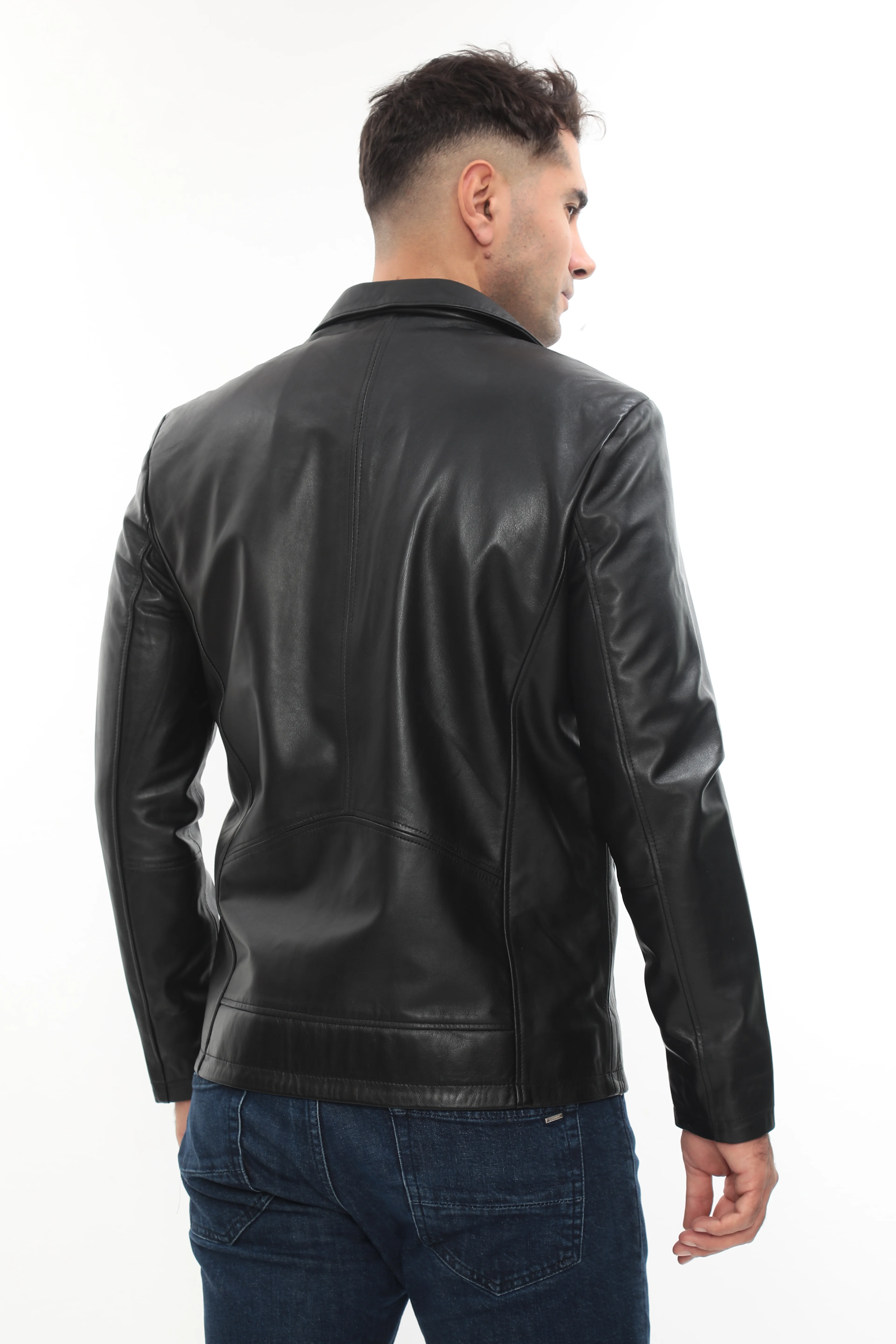 RV LEONARDO ERKEK DERİ CEKET