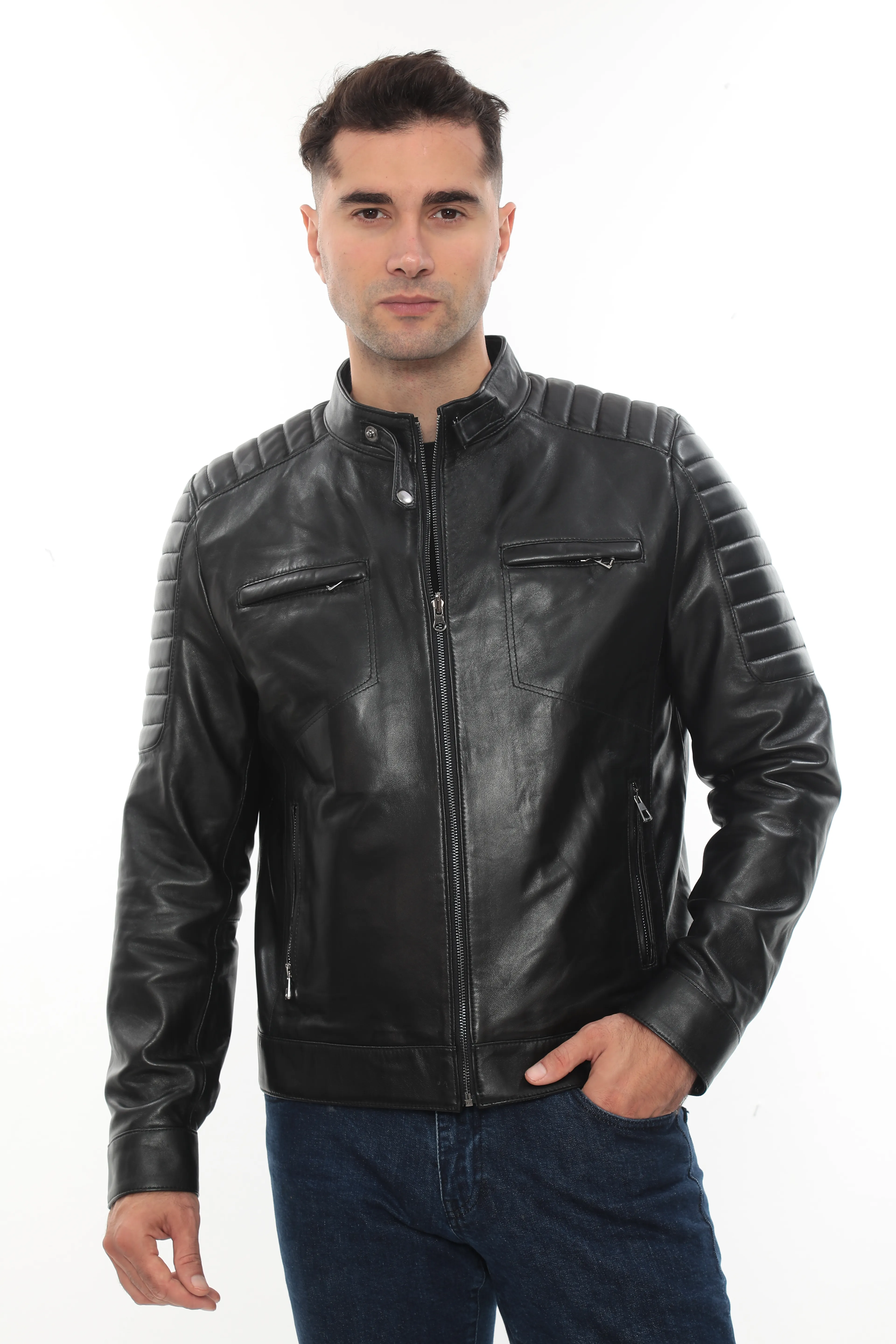 RV RICHARD ERKEK DERİ MONT