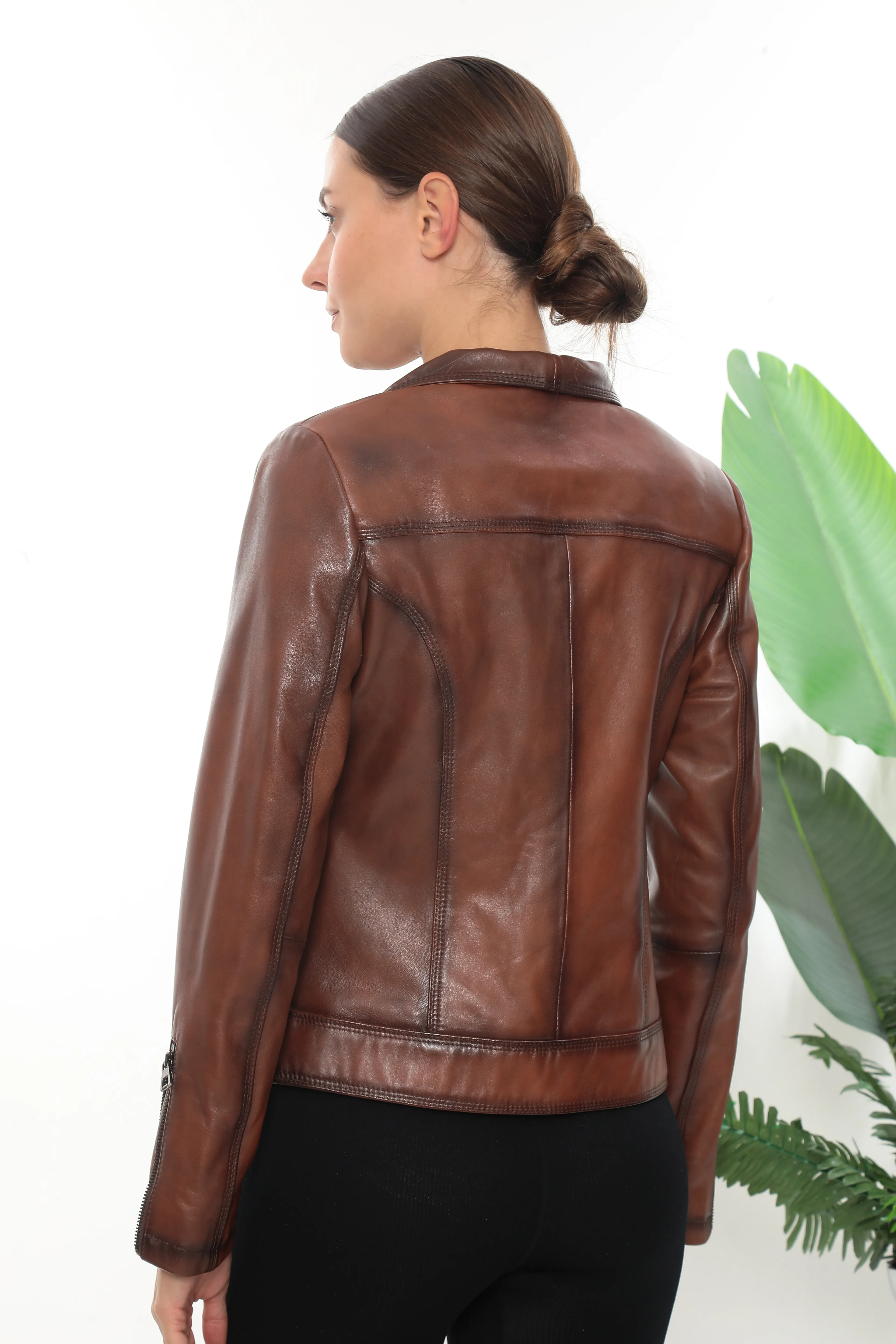 RV VERONİCA KADIN DERİ MONT