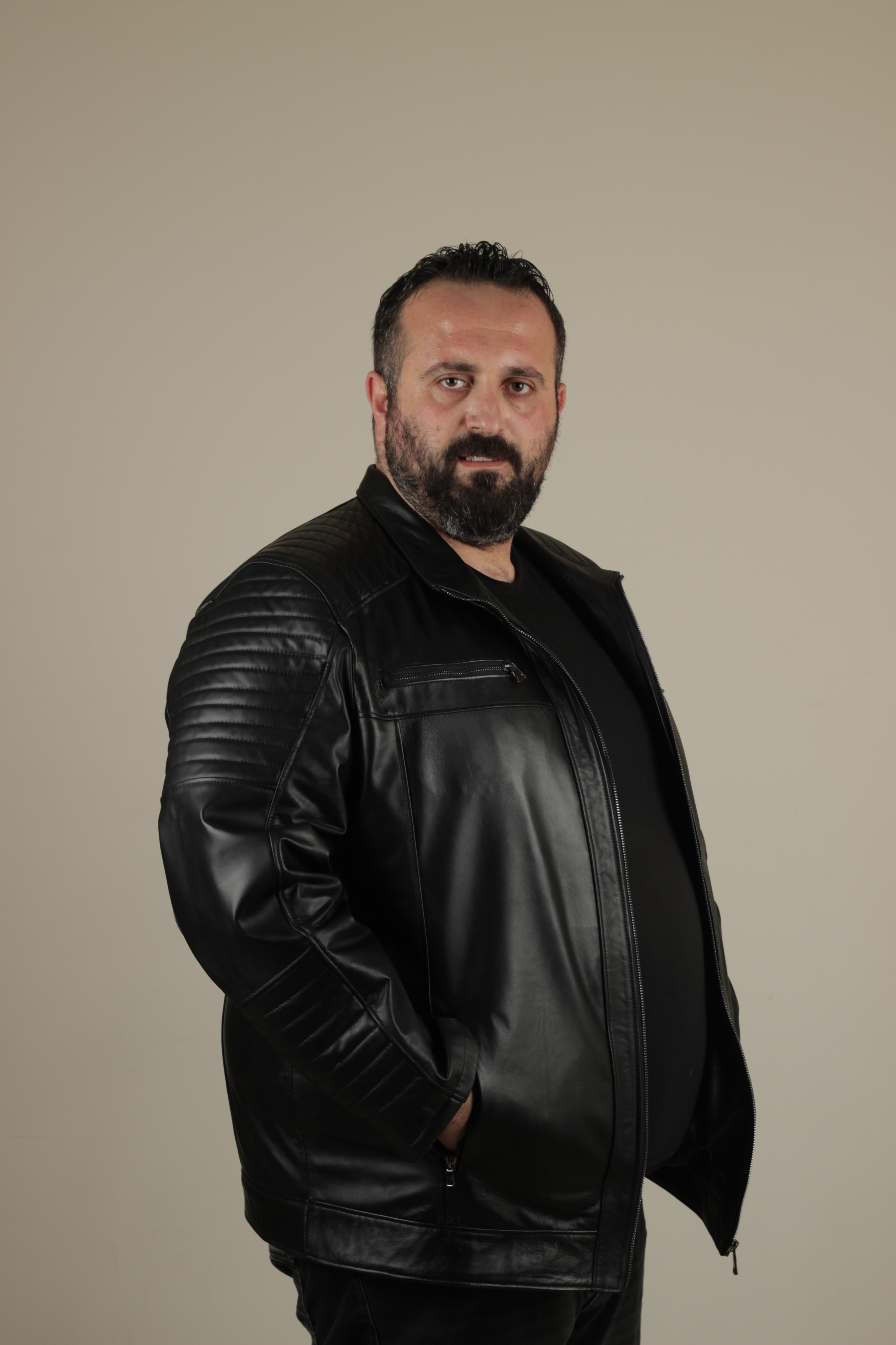 RV Martin Erkek Battal Deri Mont image